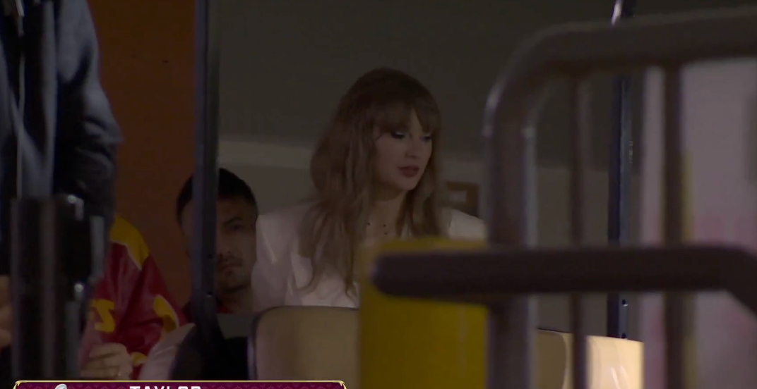 Taylor Swift arrives for Super Bowl LIX