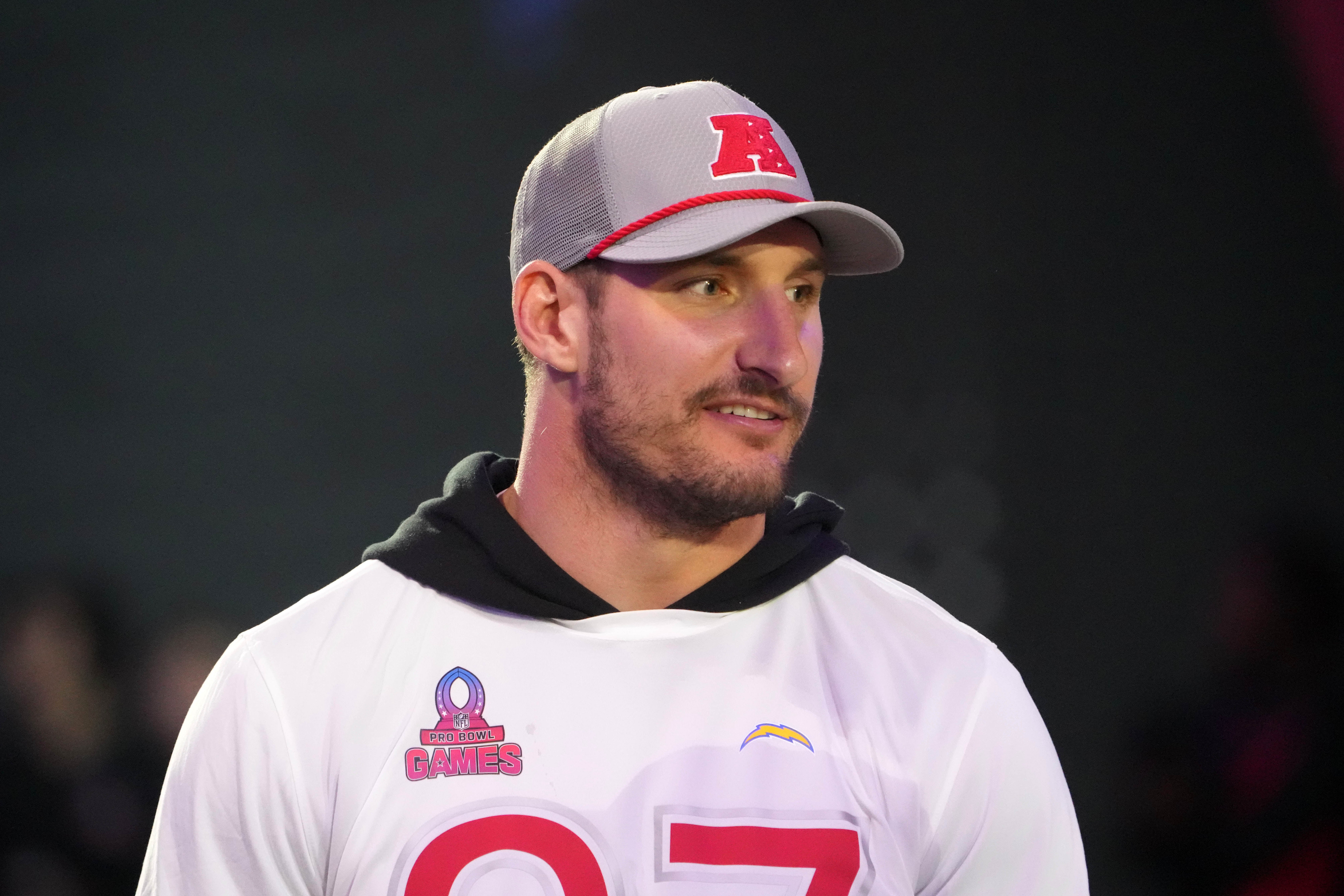 Los Angeles Chargers linebacker Joey Bosa during the Pro Bowl Skills Challenge at Nicholson Fieldhouse.
