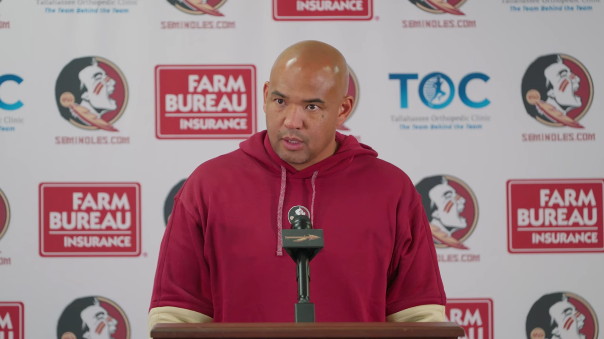 Florida State Seminoles defensive coordinator Tony White