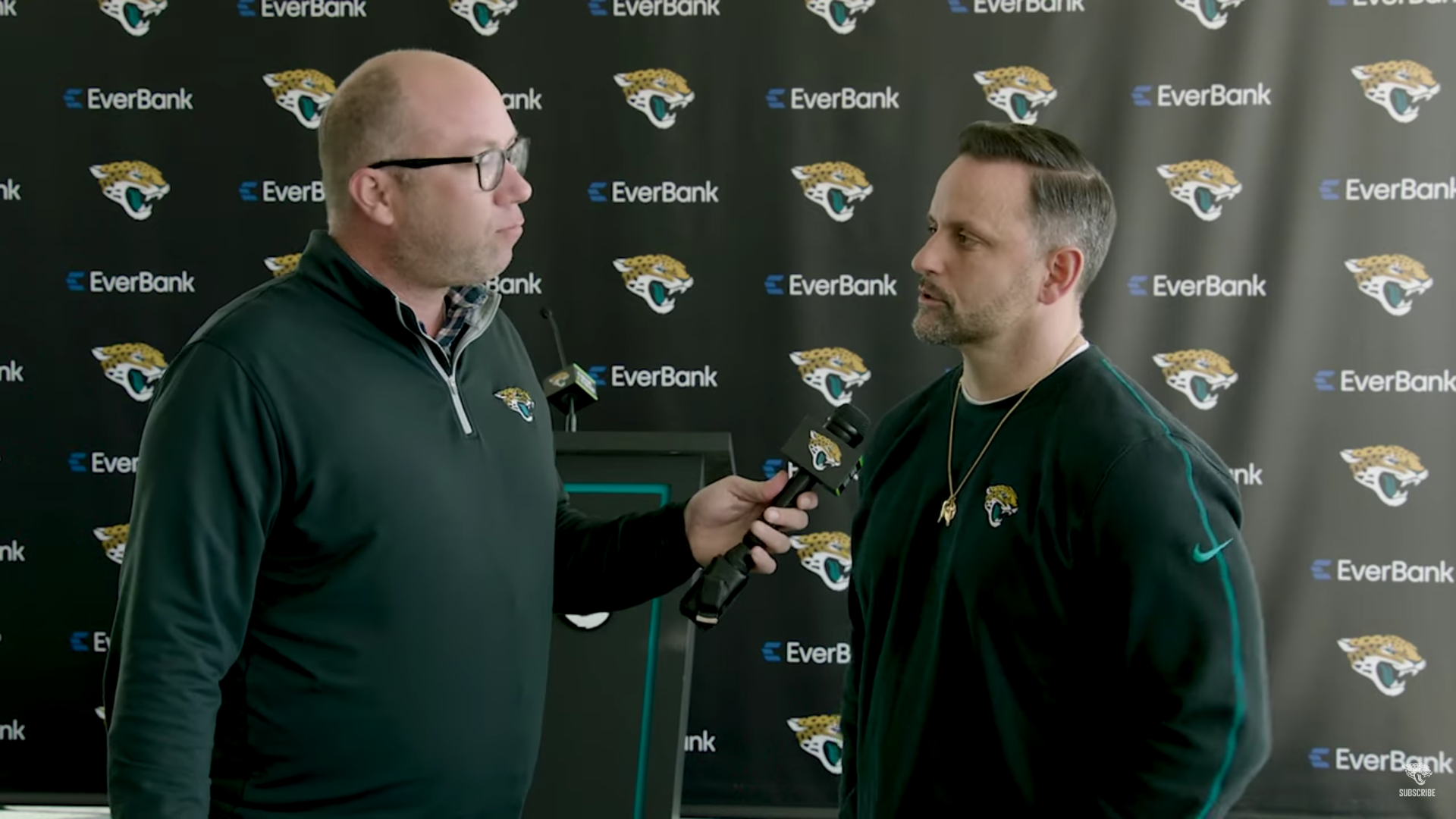 Jacksonville Jaguars defensive coordinator Anthony Campanile