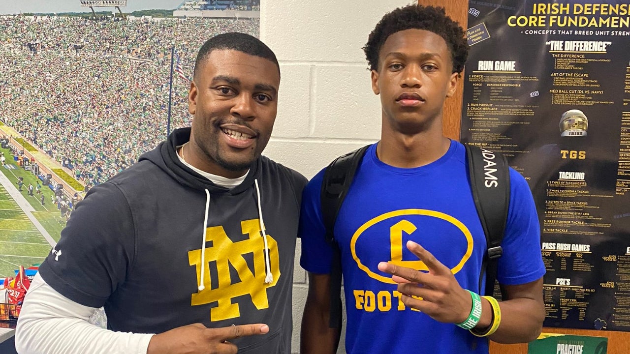 Notre Dame 2026 CB target Khary Adams