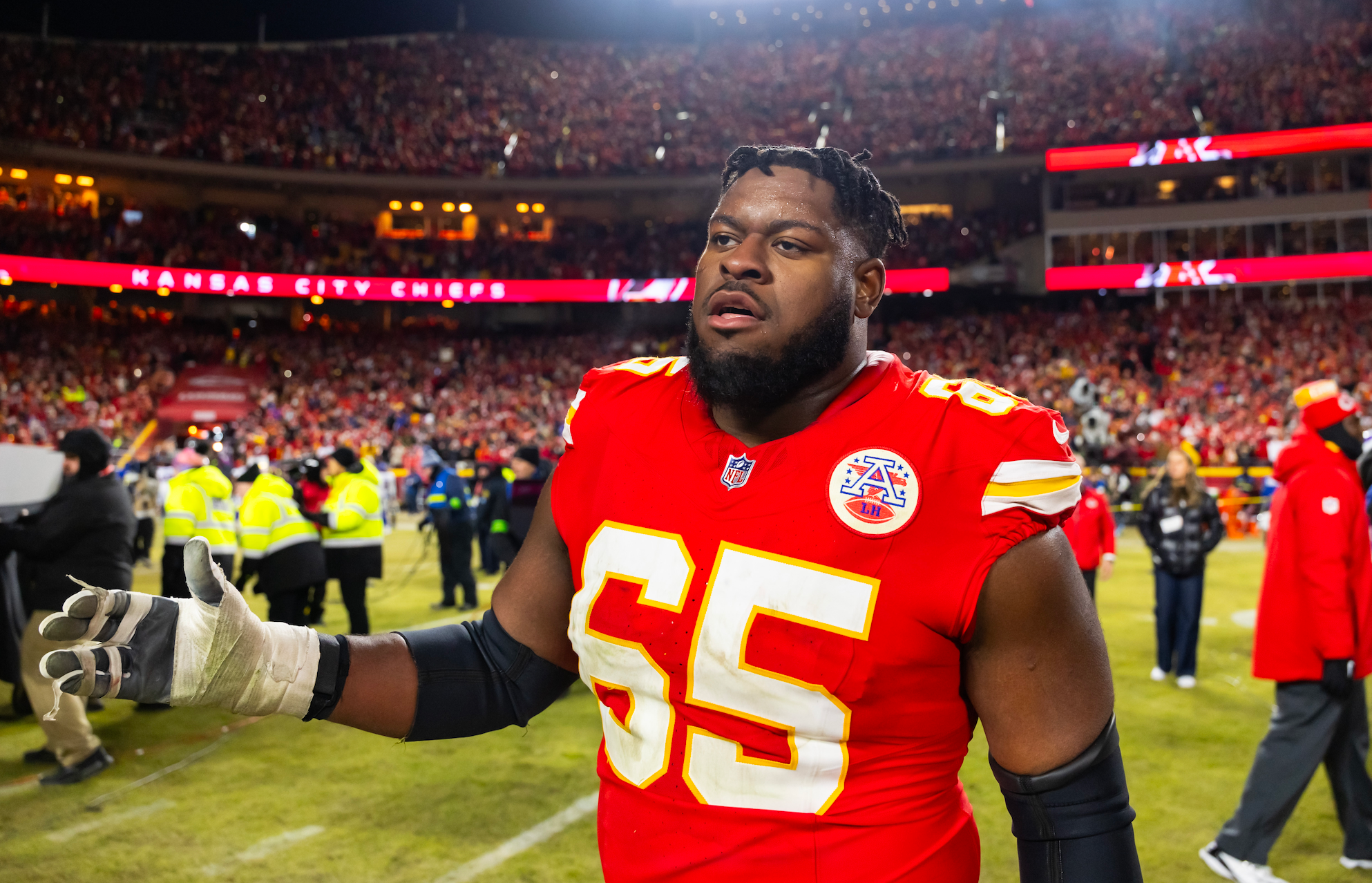 Chiefs offensive guard Trey Smith
