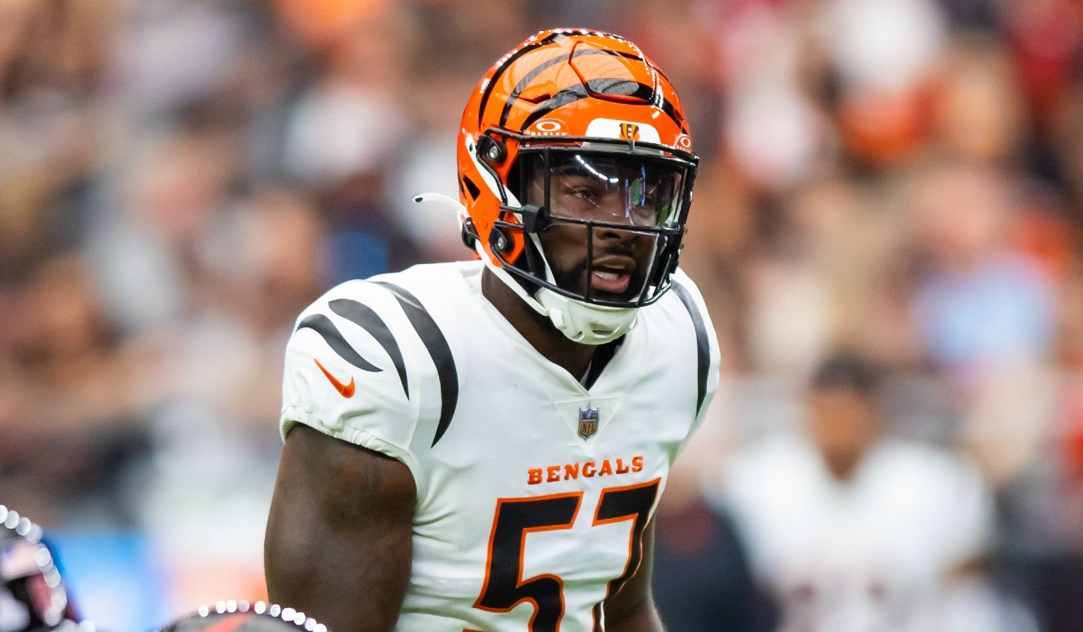 Oct 8, 2023; Glendale, Arizona, USA; Cincinnati Bengals linebacker Germaine Pratt (57) against the Arizona Cardinals at State Farm Stadium.