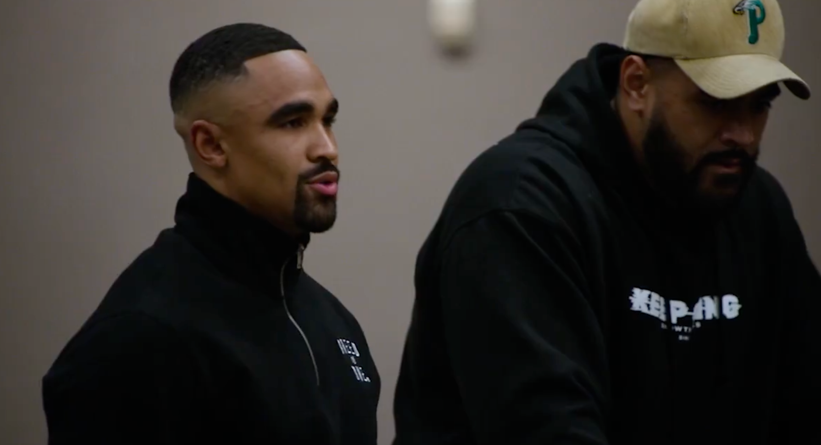 Philadelphia Eagles quarterback Jalen Hurts speaks night before Super Bowl LIX