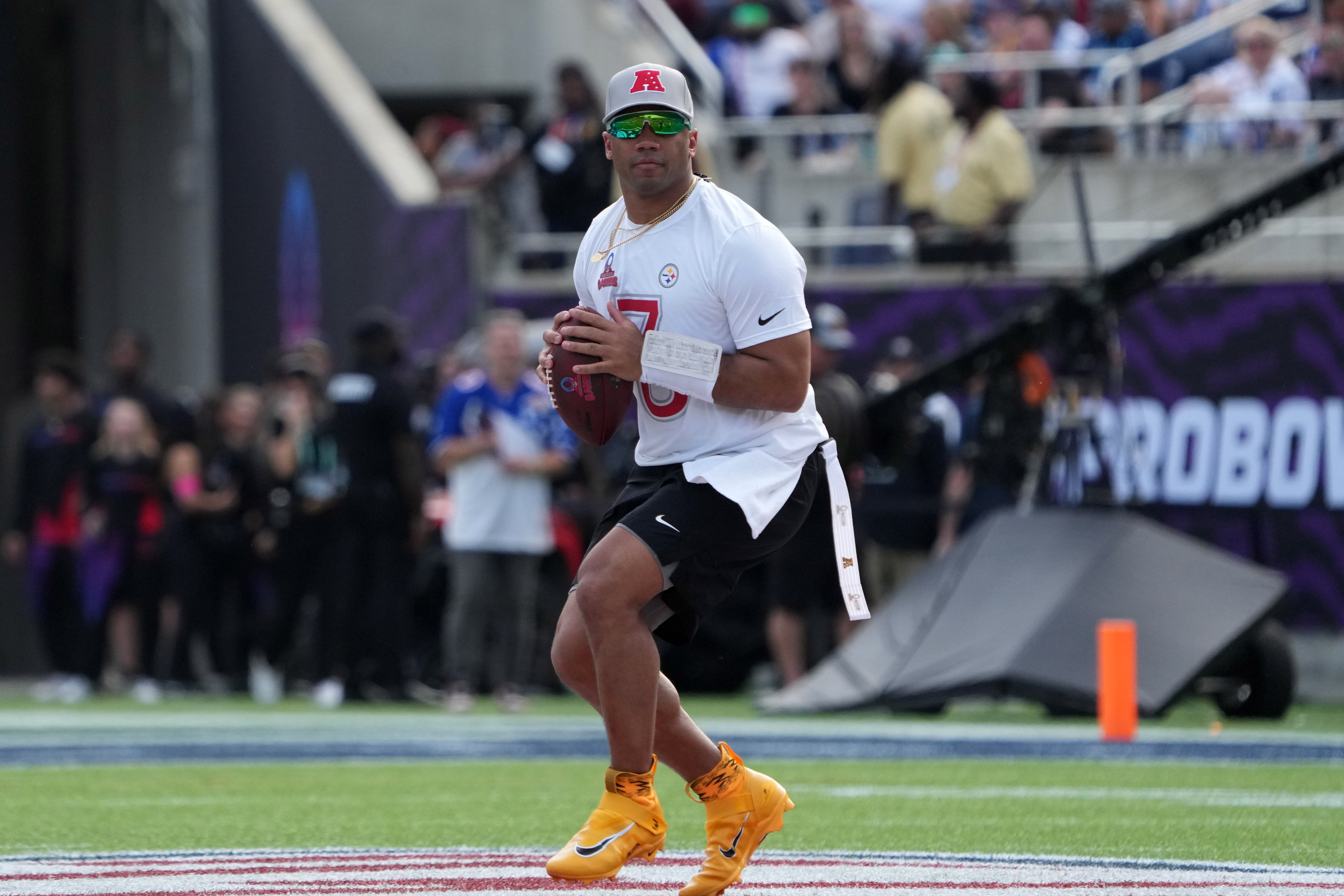 Las Vegas Raiders Pittsburgh Steelers quarterback Russell Wilson