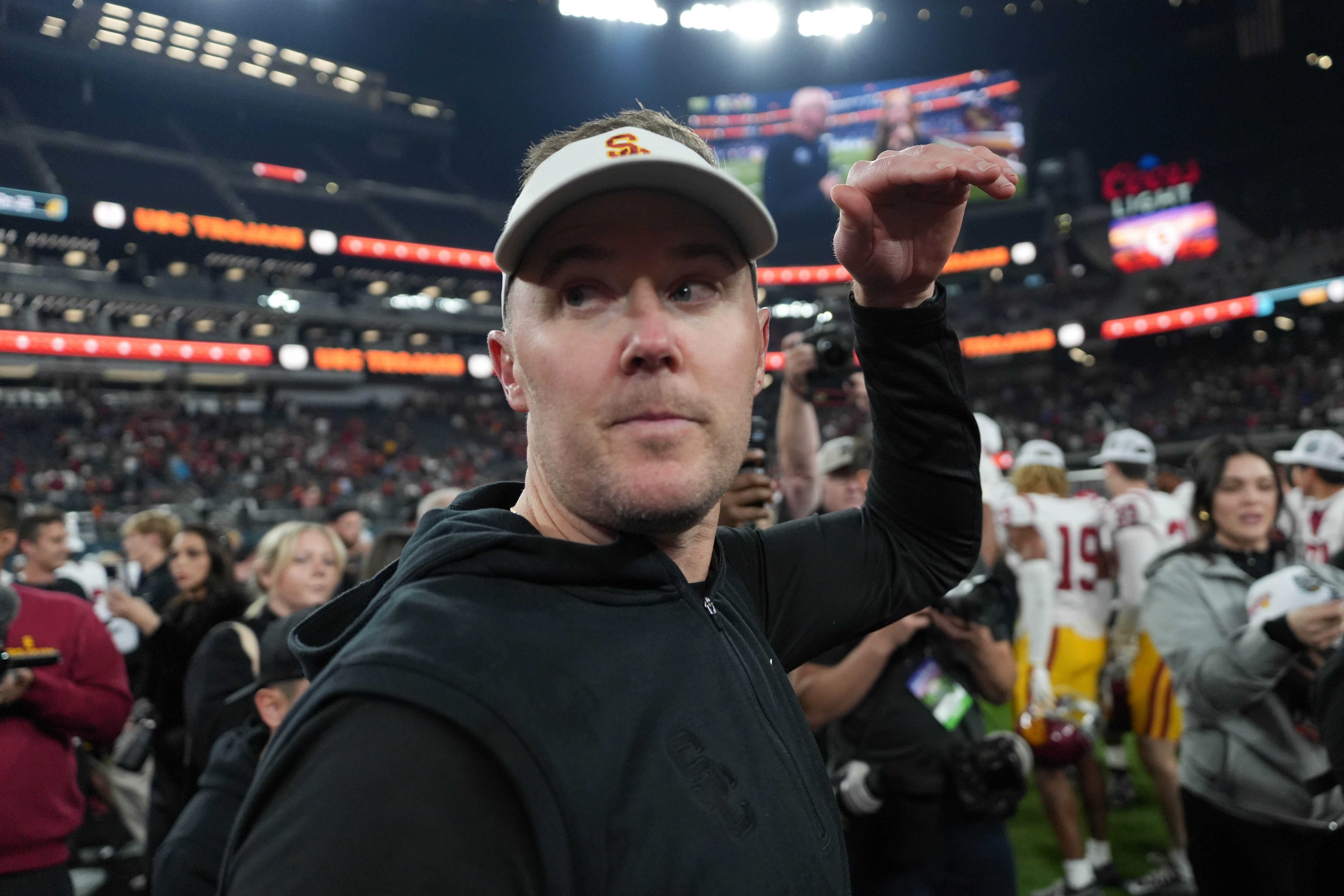 USC Trojans football head coach Lincoln Riley