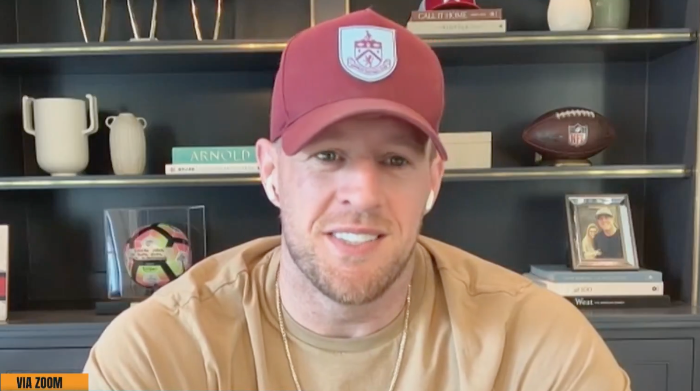 JJ Watt makes an appearance on the Dan Patrick Show on February 25, 2025.