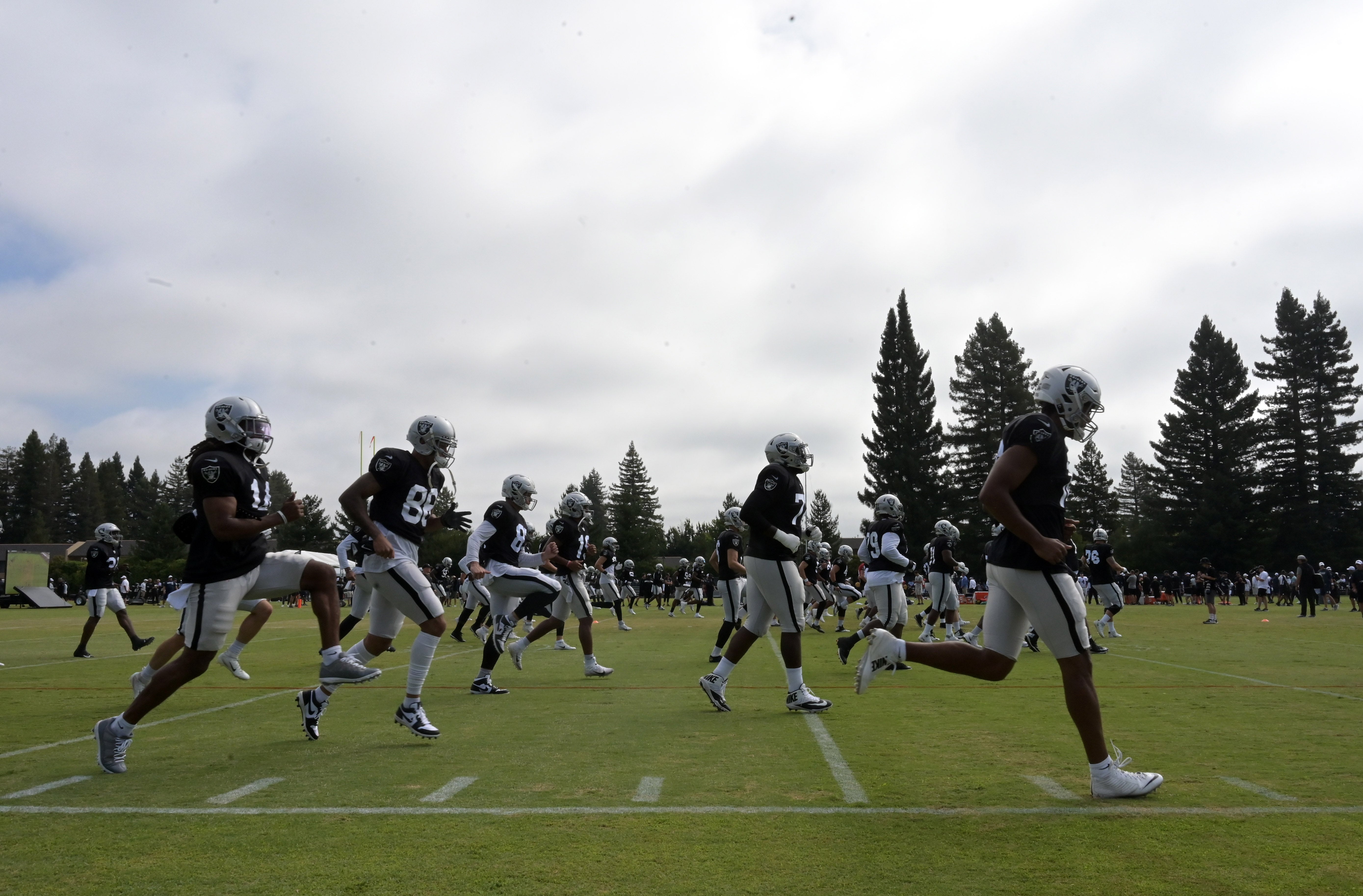 Oakland Raiders training camp Las vegas Raiders Napa Valley