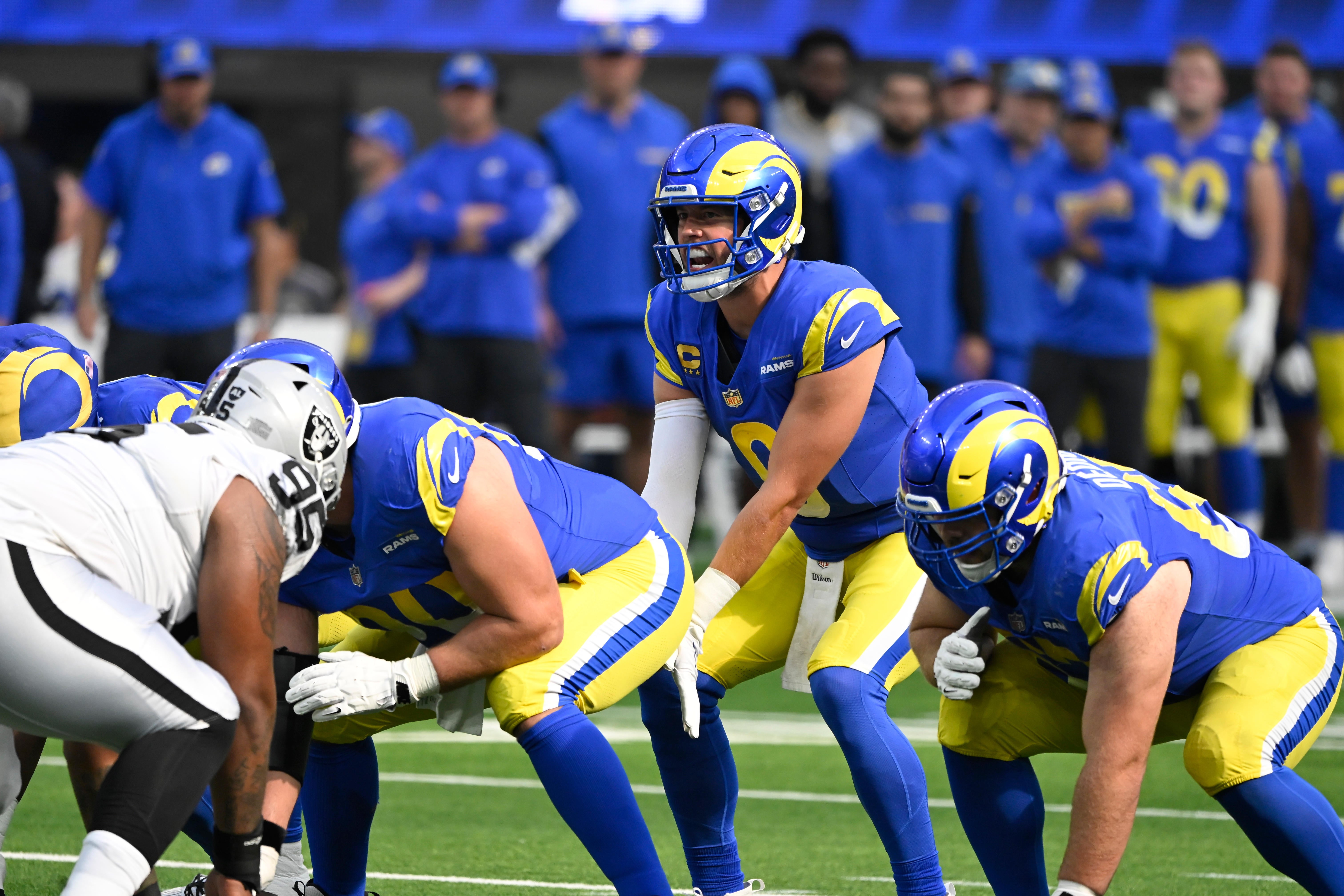 Los Angeles Rams QB Matthew Stafford Las Vegas Raiders