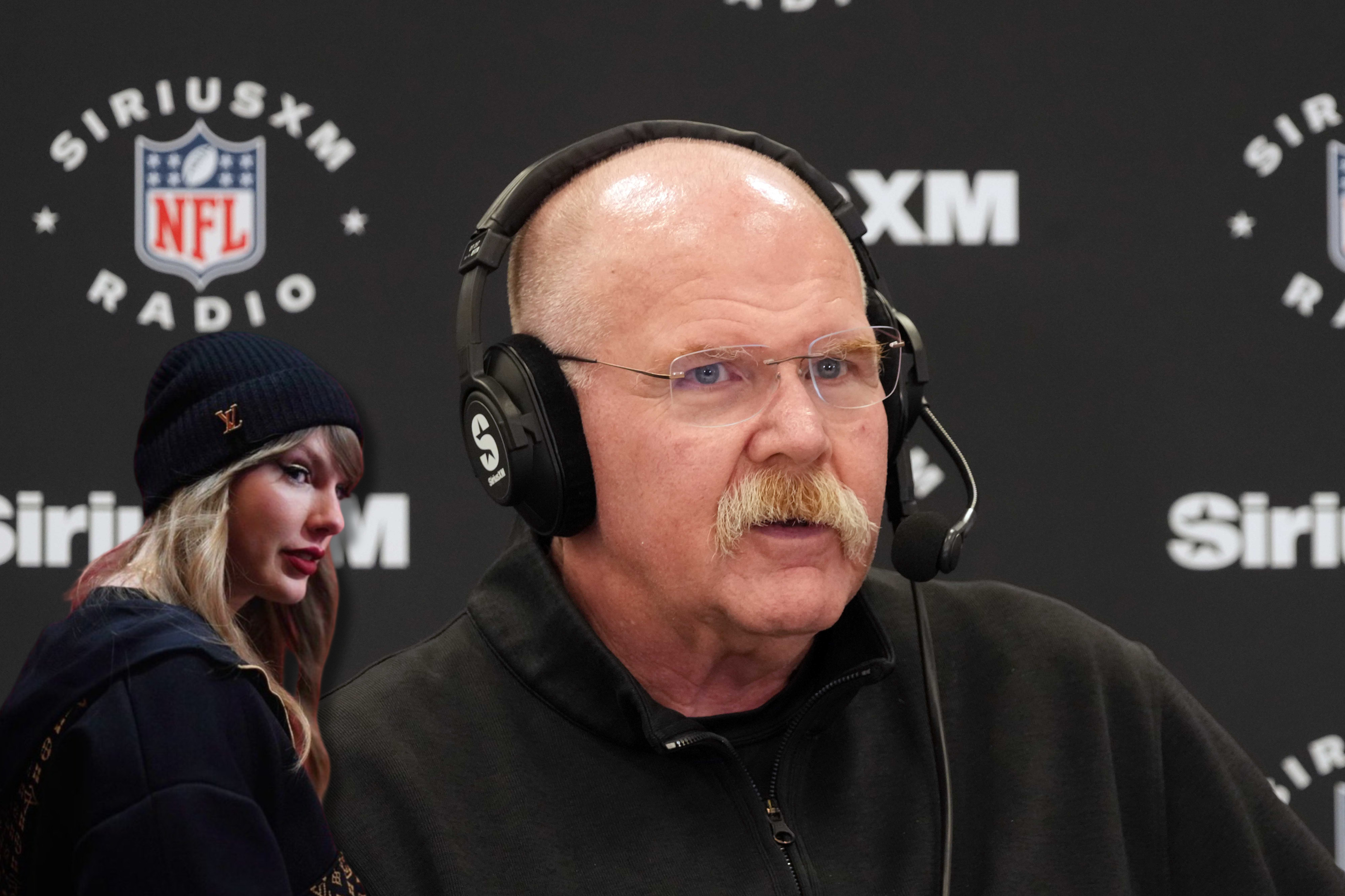 Andy Reid and Taylor Swift