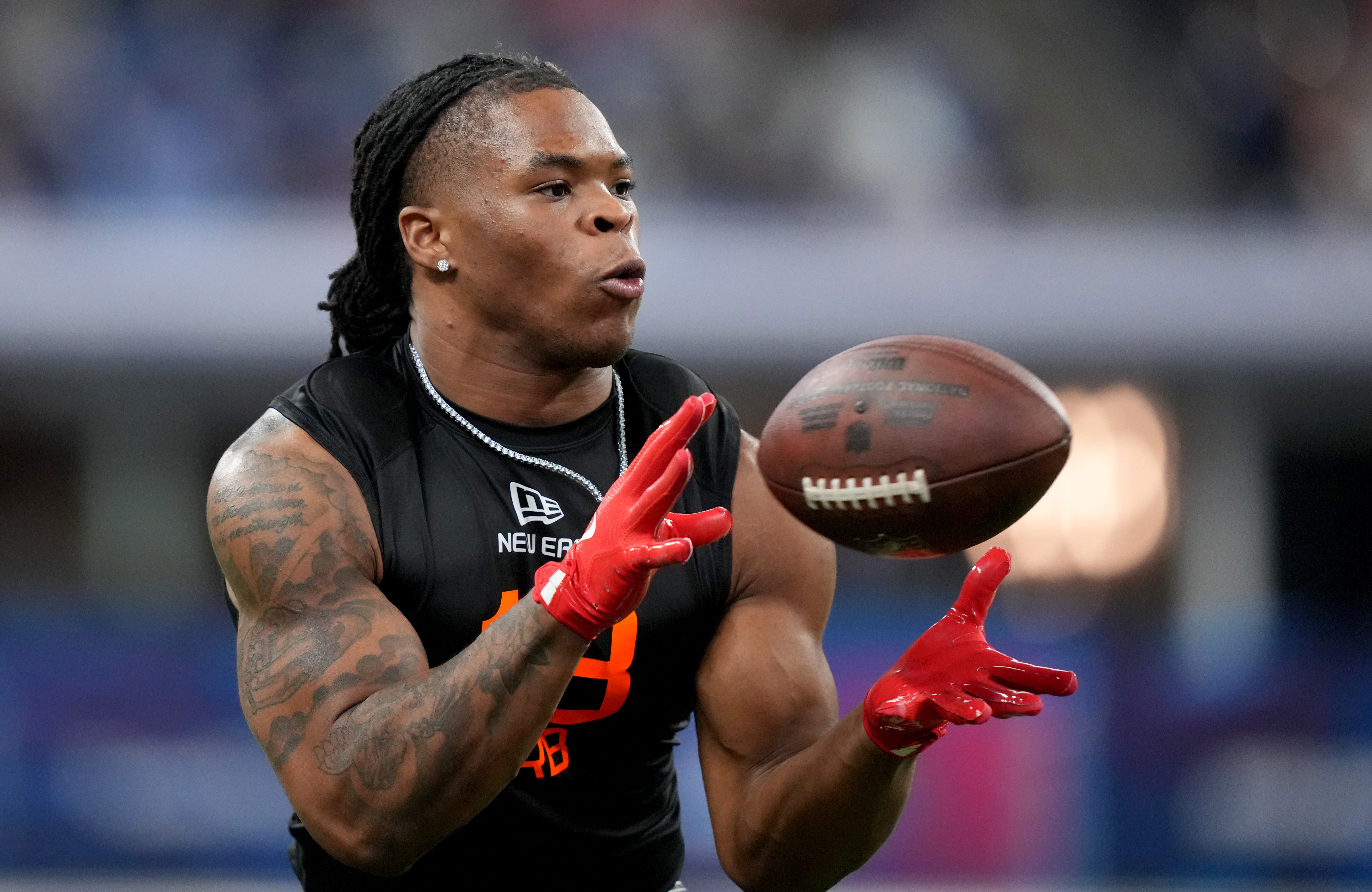 Quinshon Judkins, RB Ohio State at the 2025 NFL Combine