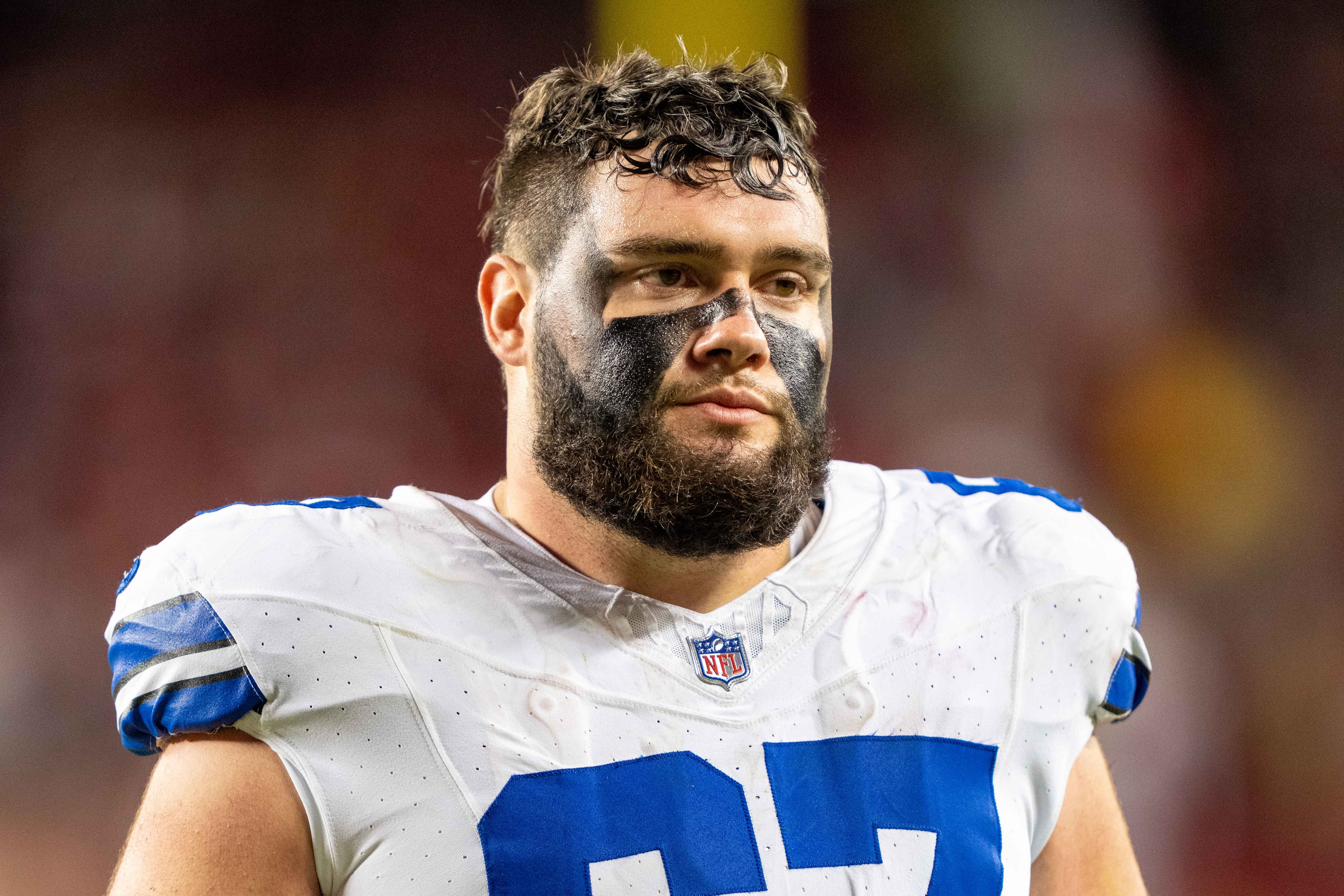 Dallas Cowboys center Brock Hoffman (67) after the game against the San Francisco 49ers at Levi's Stadium.