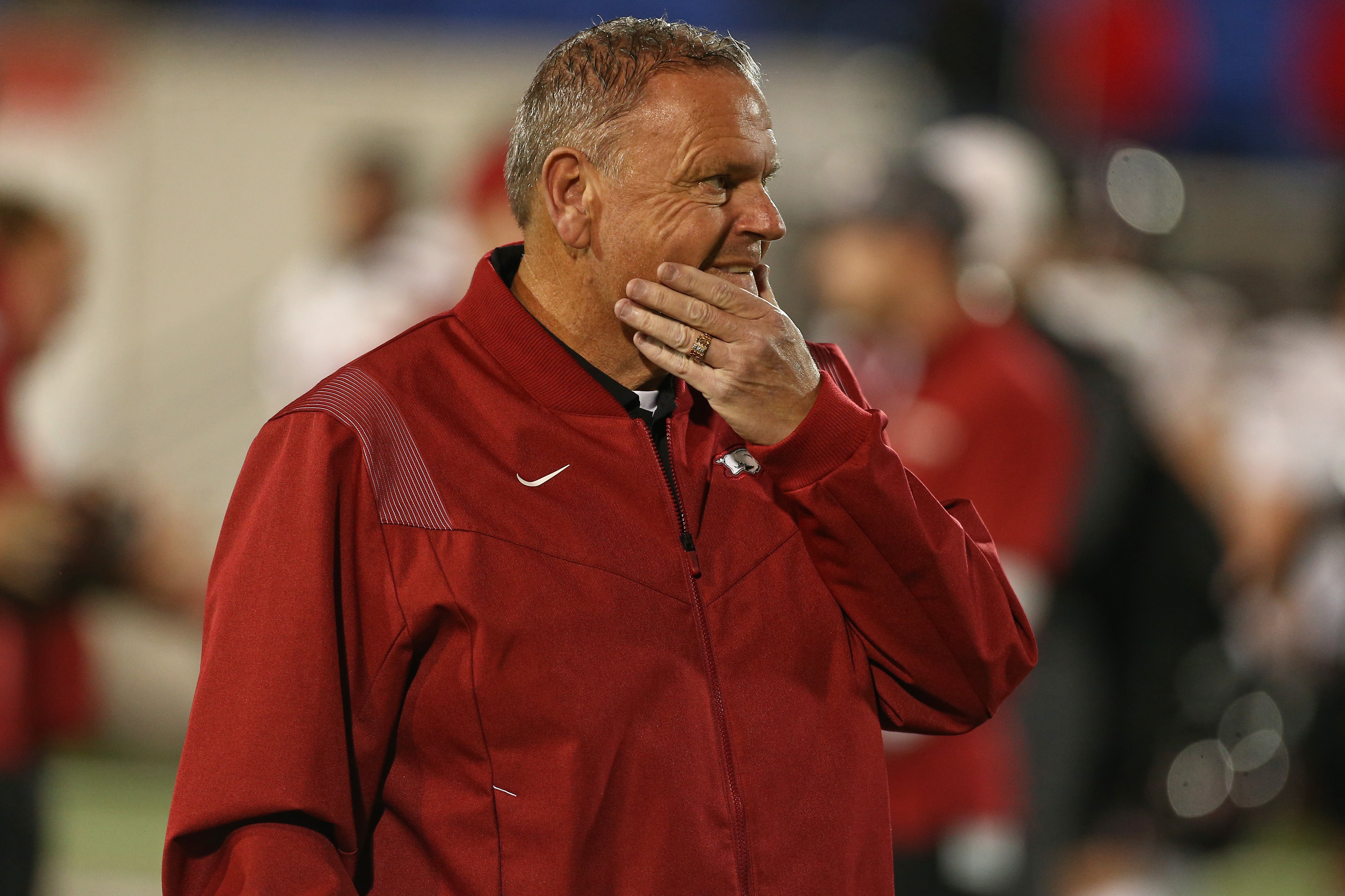 Arkansas Razorbacks head coach Sam Pittman