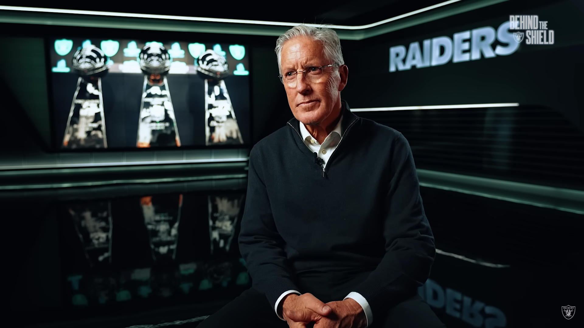 Las Vegas Raiders head coach Pete Carroll