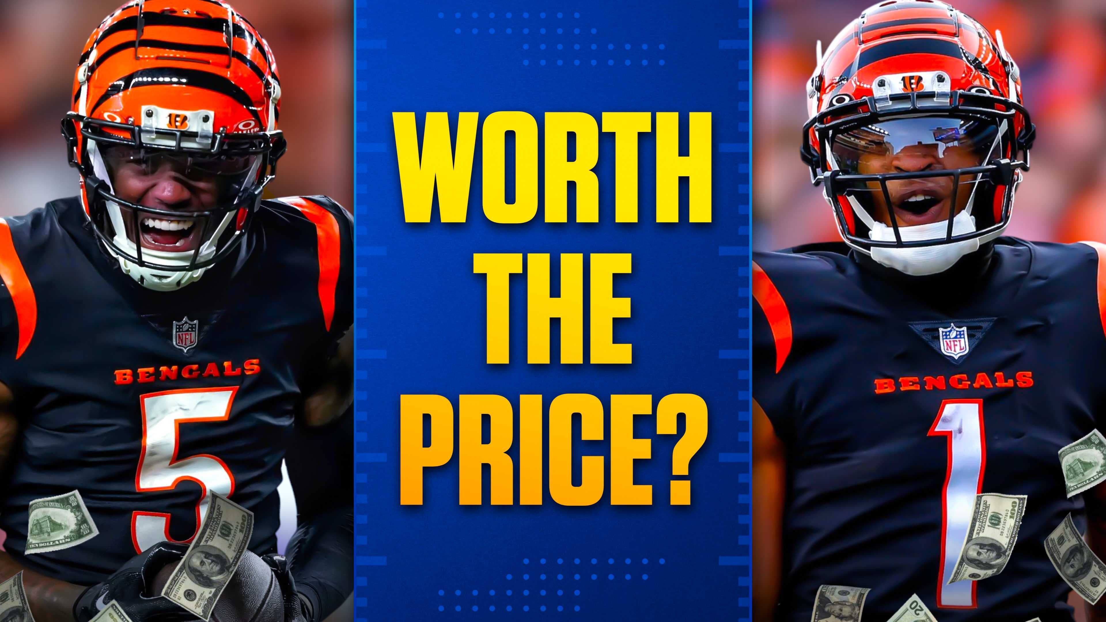 Ja'Marr Chase and Tee Higgins -- worth the price?