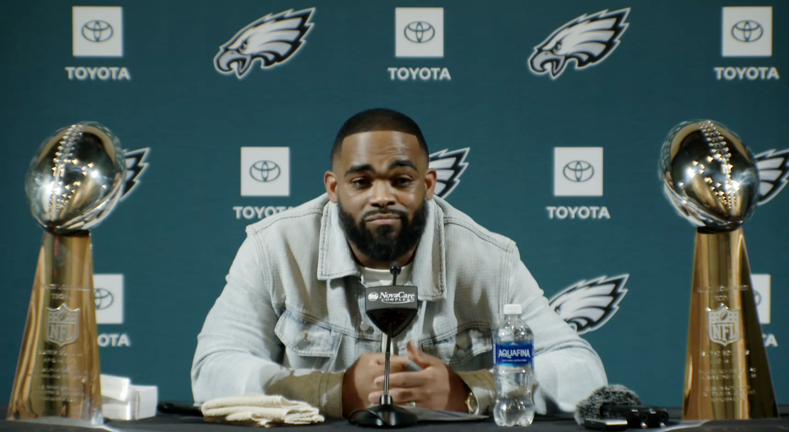 Philadelphia Eagles defensive end Brandon Graham officially announces his retirement on Tuesday, March 18.