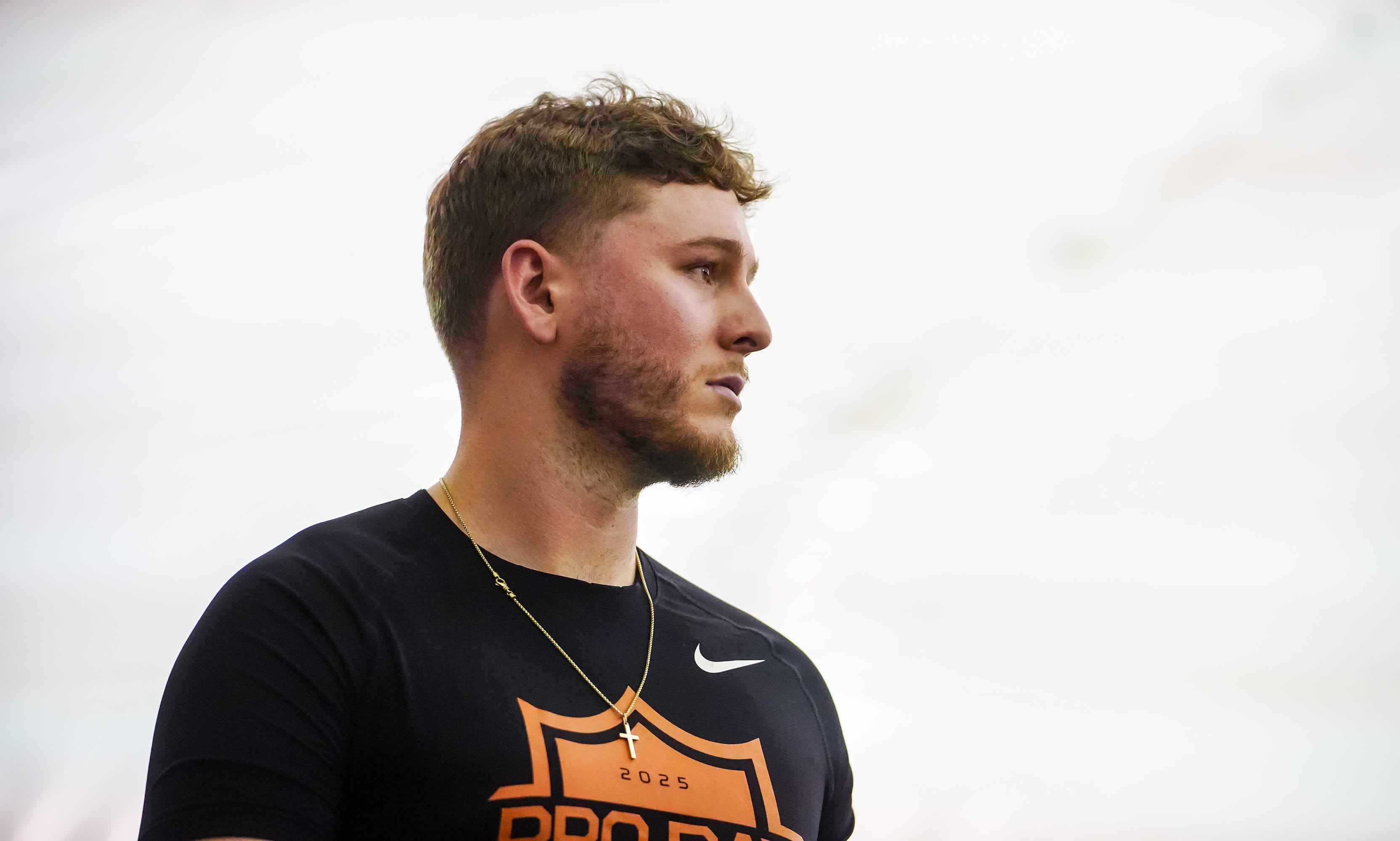 Quinn Ewers, QB Texas at his 2025 NFL Pro Day