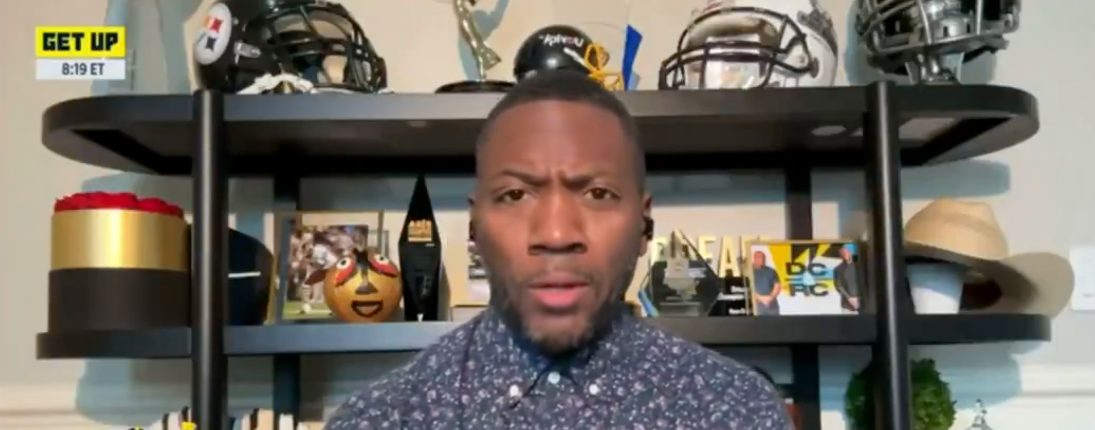 Former Pittsburgh Steelers Super Bowl champion Ryan Clark calls out the Steelers for how they have handled the Aaron Rodgers situation on ESPN's Get Up, 4/15/2025.