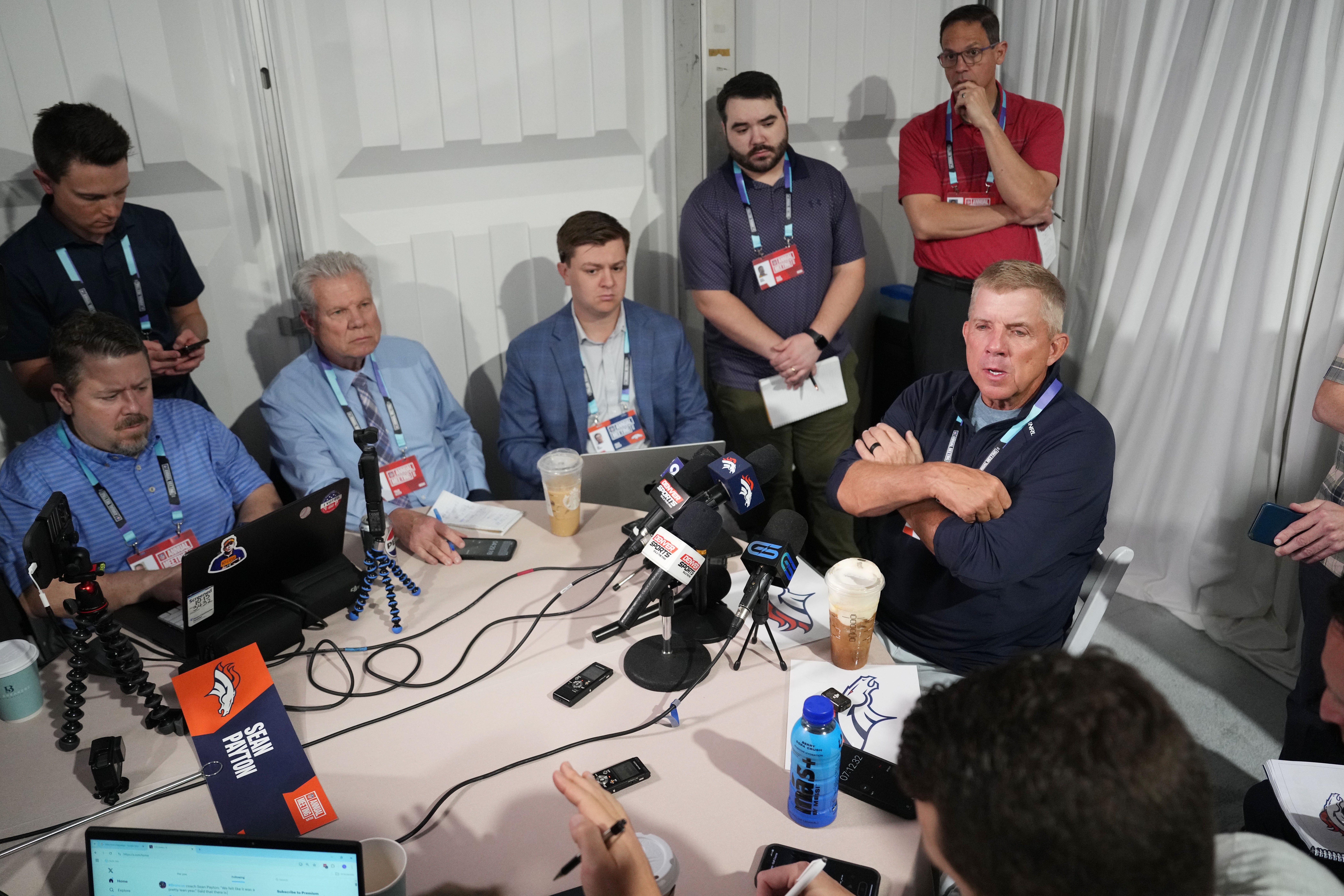 Denver Broncos head coach Sean Payton