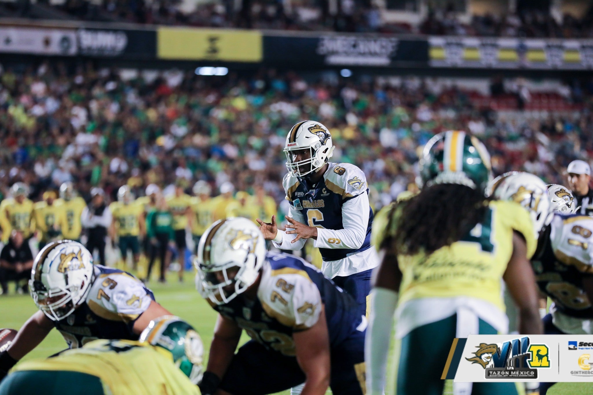 Jeremy Johnson en el Tazón México VII de la LFA en Querétaro.