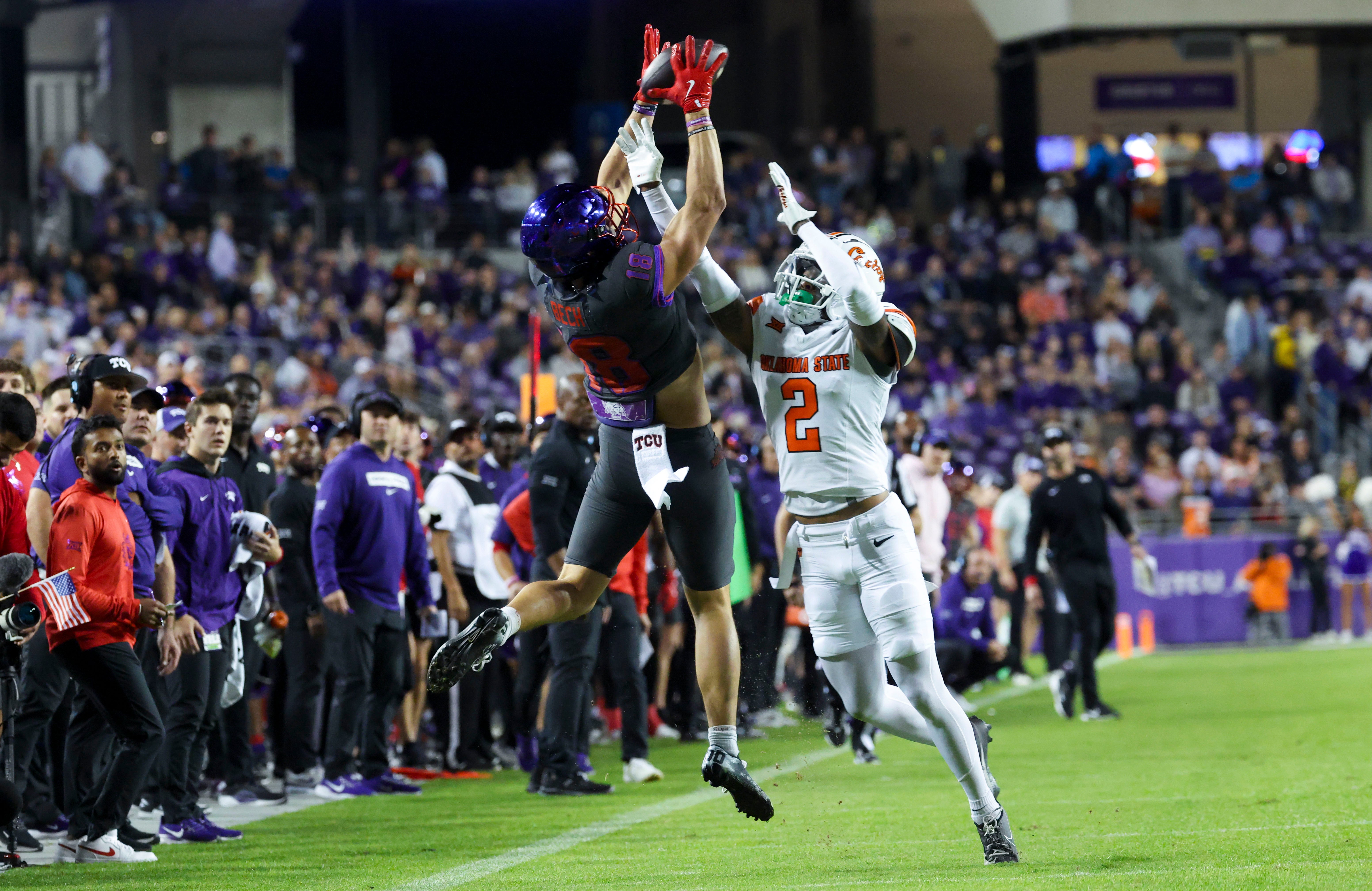 Las Vegas Raiders new wide receiver Jack Bech TCU WR