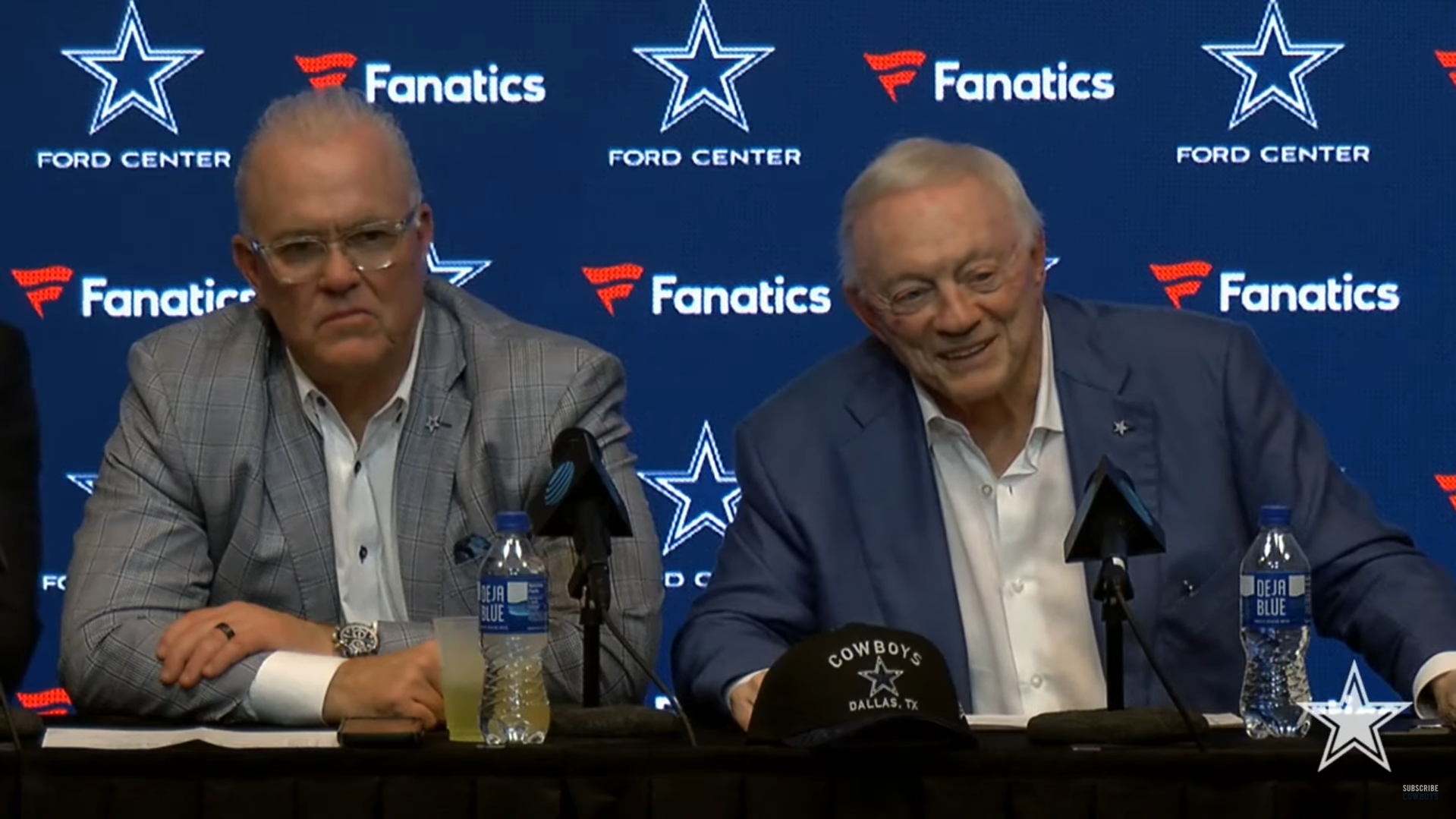 Dallas Cowboys owner Jerry Jones weighs in on Shedeur Sanders' fall during 2025 NFL Draft.