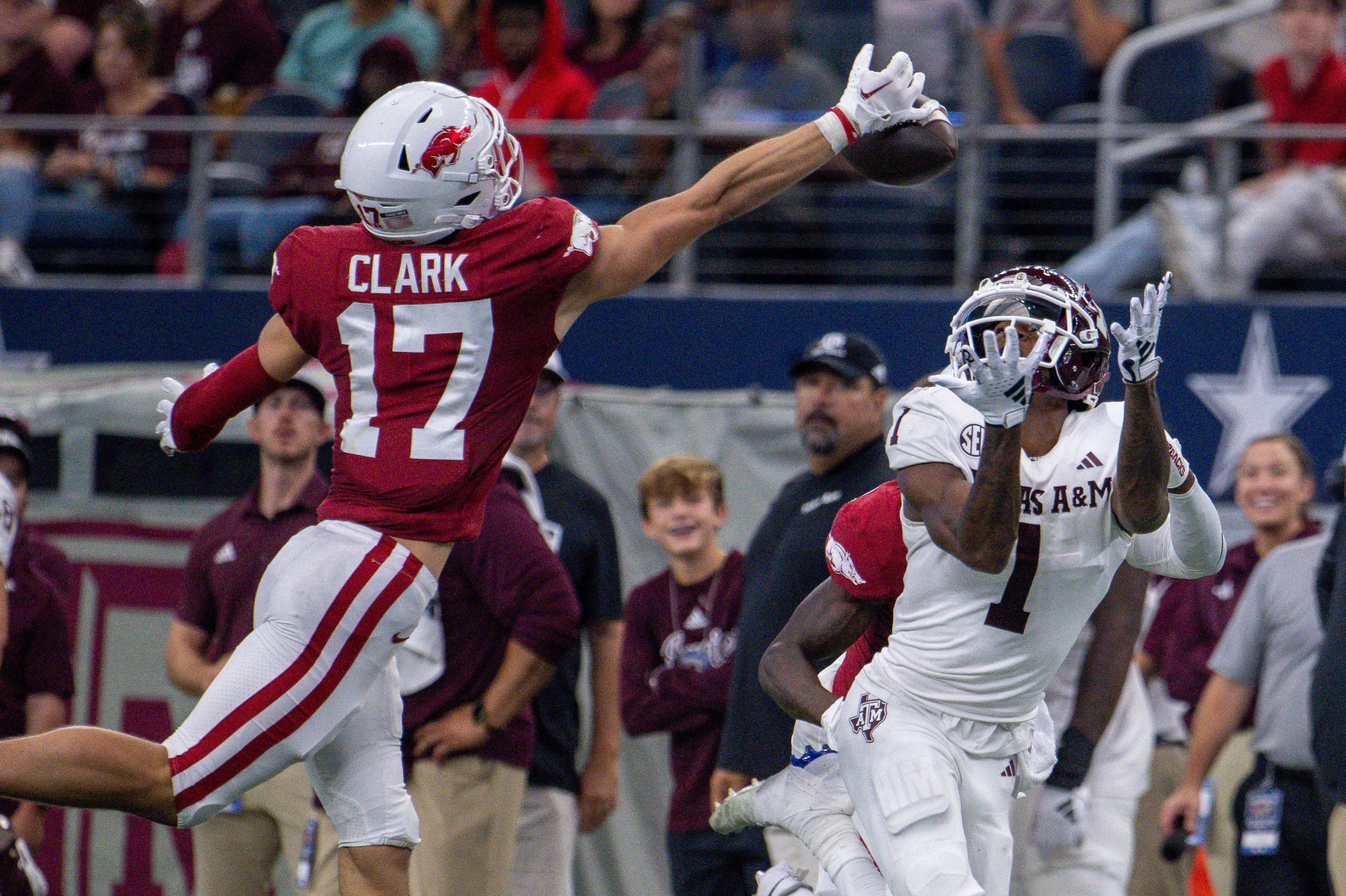 Arkansas Razorbacks Hudson Clark Las Vegas Raiders
