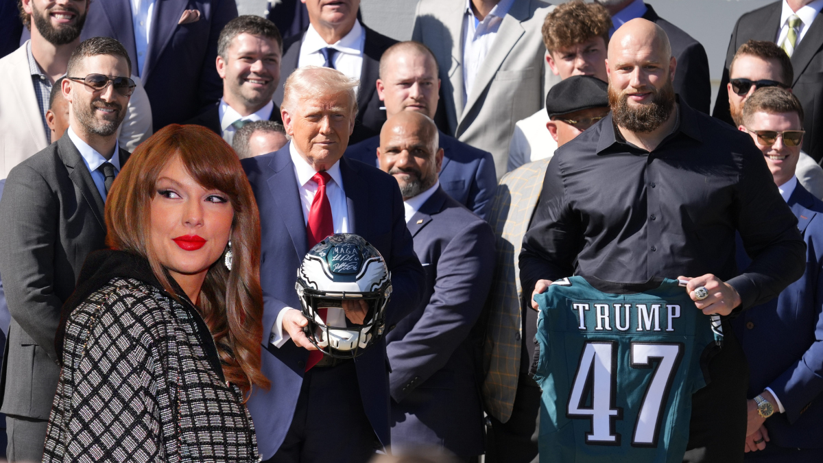 Donald Trump disses Taylor Swift during Eagles Super Bowl visit