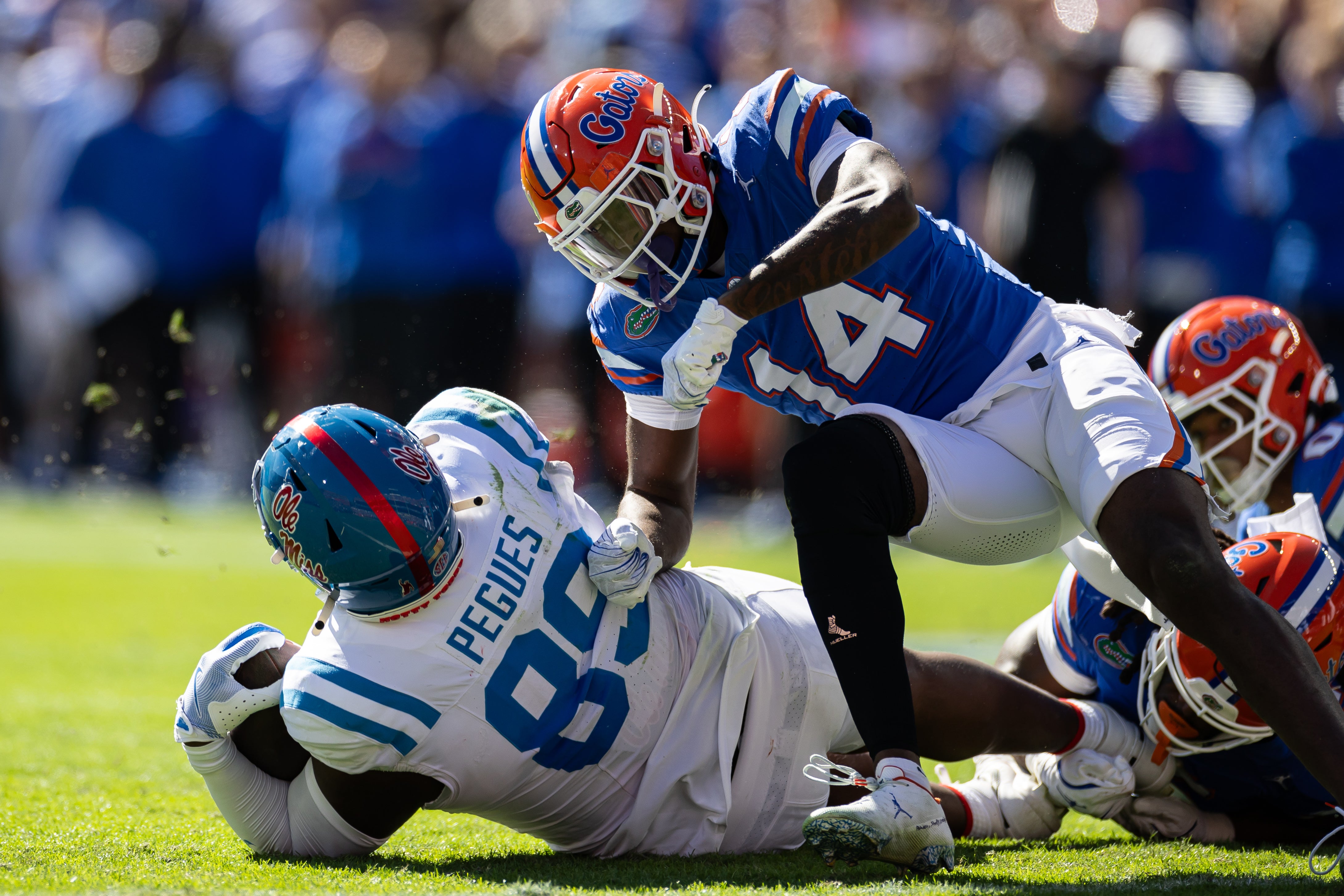 Las Vegas Raiders new defensive tackle JJ Pegues