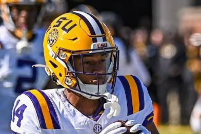 Former LSU wide receiver Jalen Brown