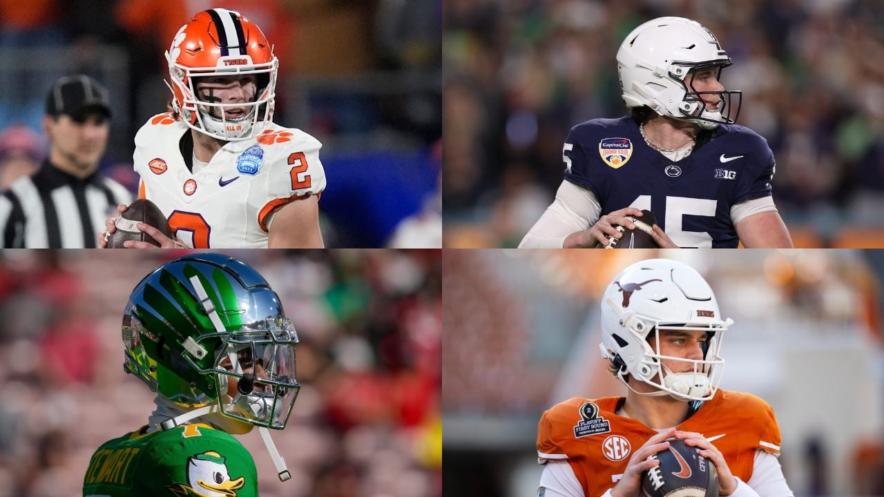 Cade Klubnik (QB, Clemson), Drew Allar (QB, Penn State), Evan Stewart (WR, Oregon), Arch Manning (QB, Texas)