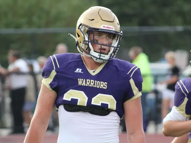 Notre Dame 2027 tight end target Luke Brewer