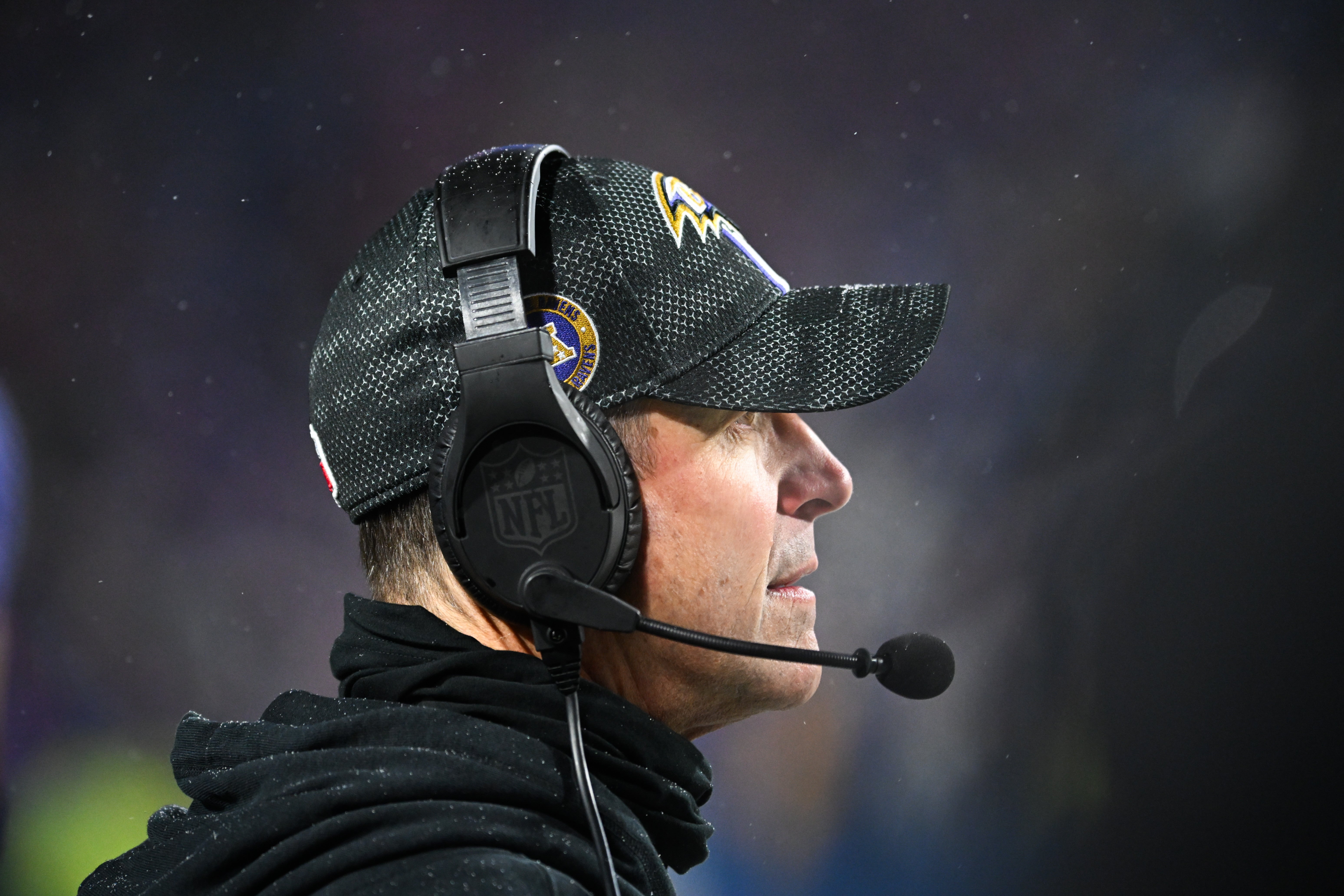 Baltimore Ravens head coach John Harbaugh