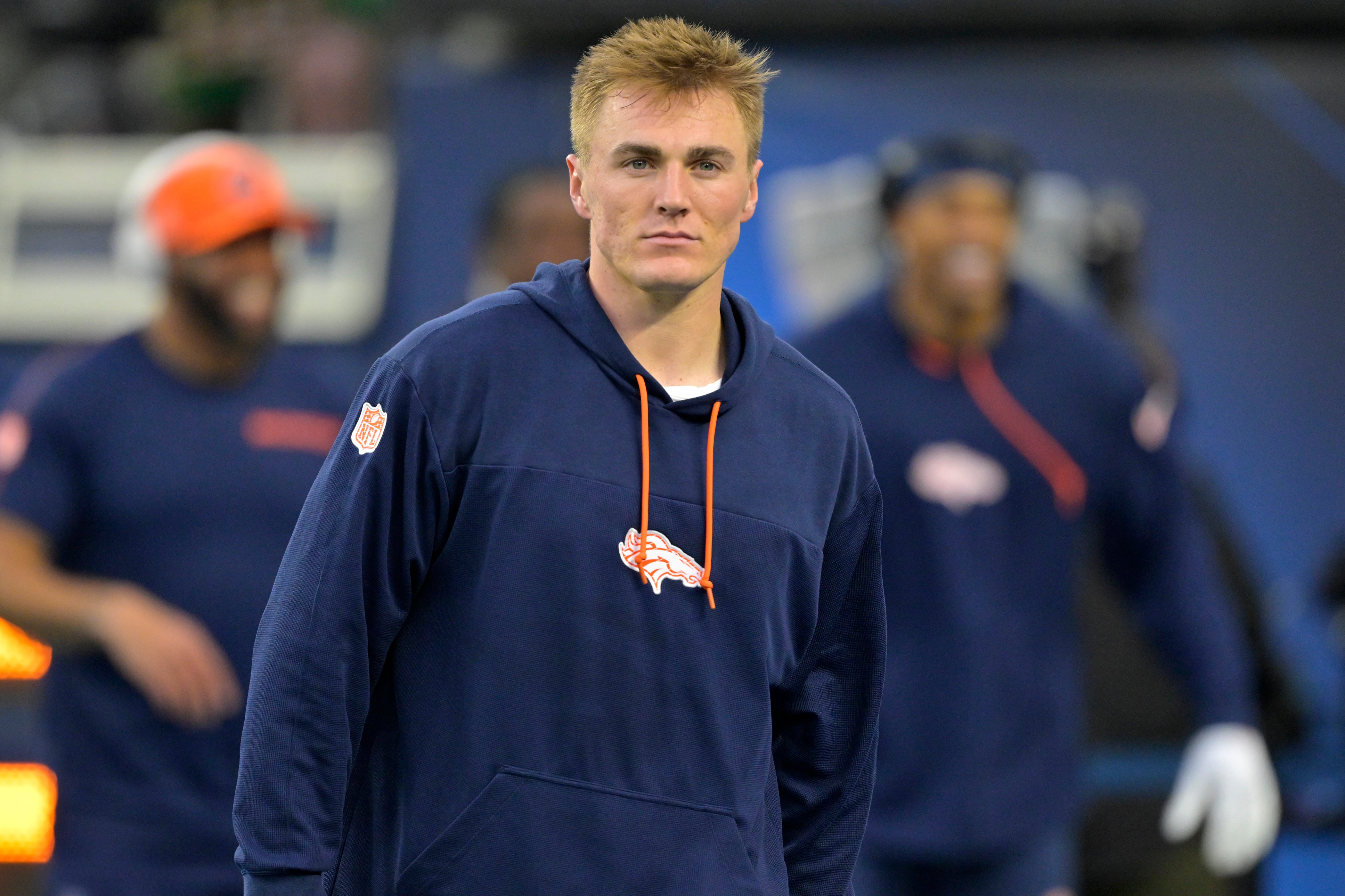 Denver Broncos quarterback Bo Nix