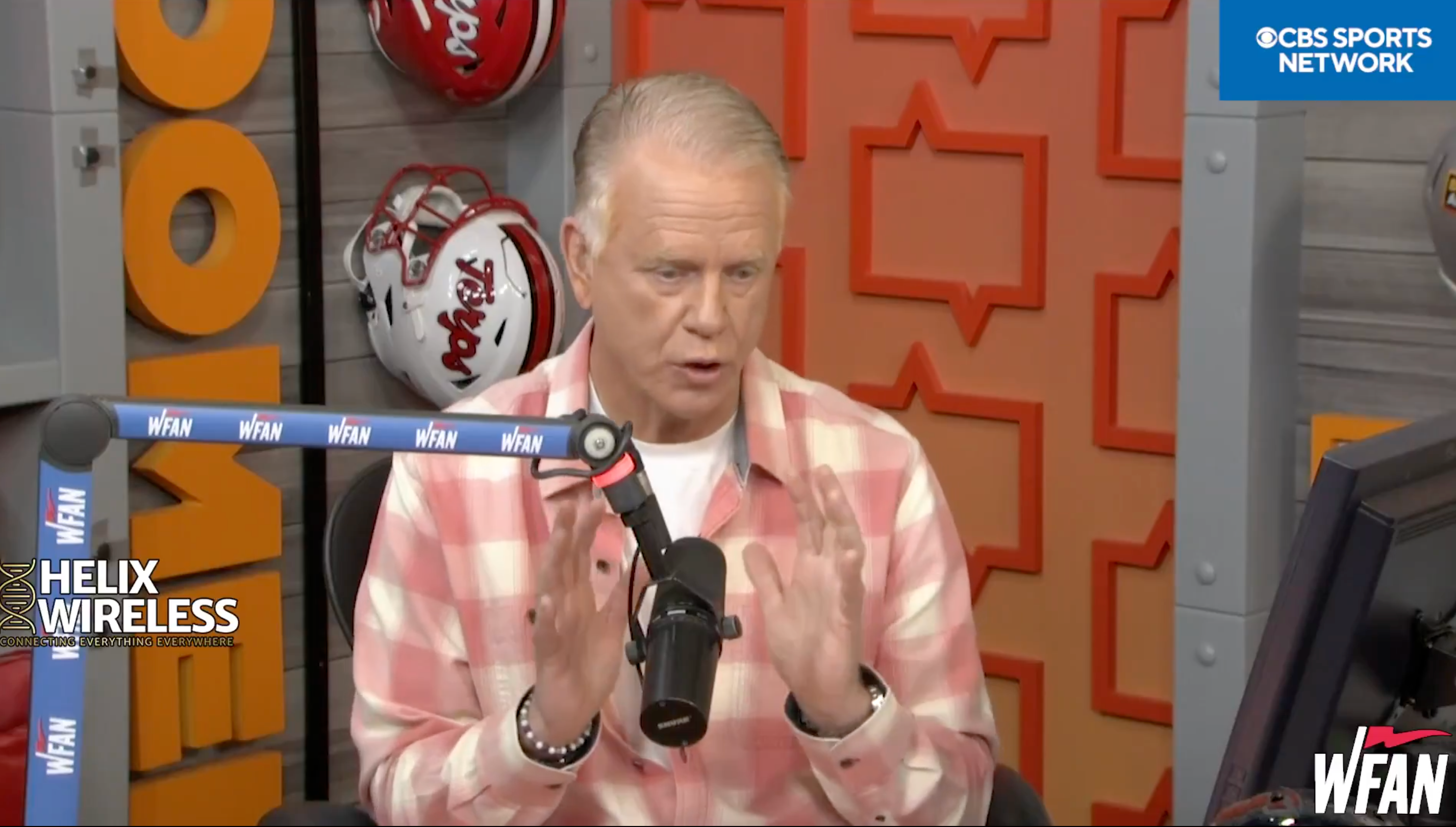 Former Cincinnati Bengals quarterback Boomer Esiaison talks on WFAN660 Sports Radio on May 16, 2025.