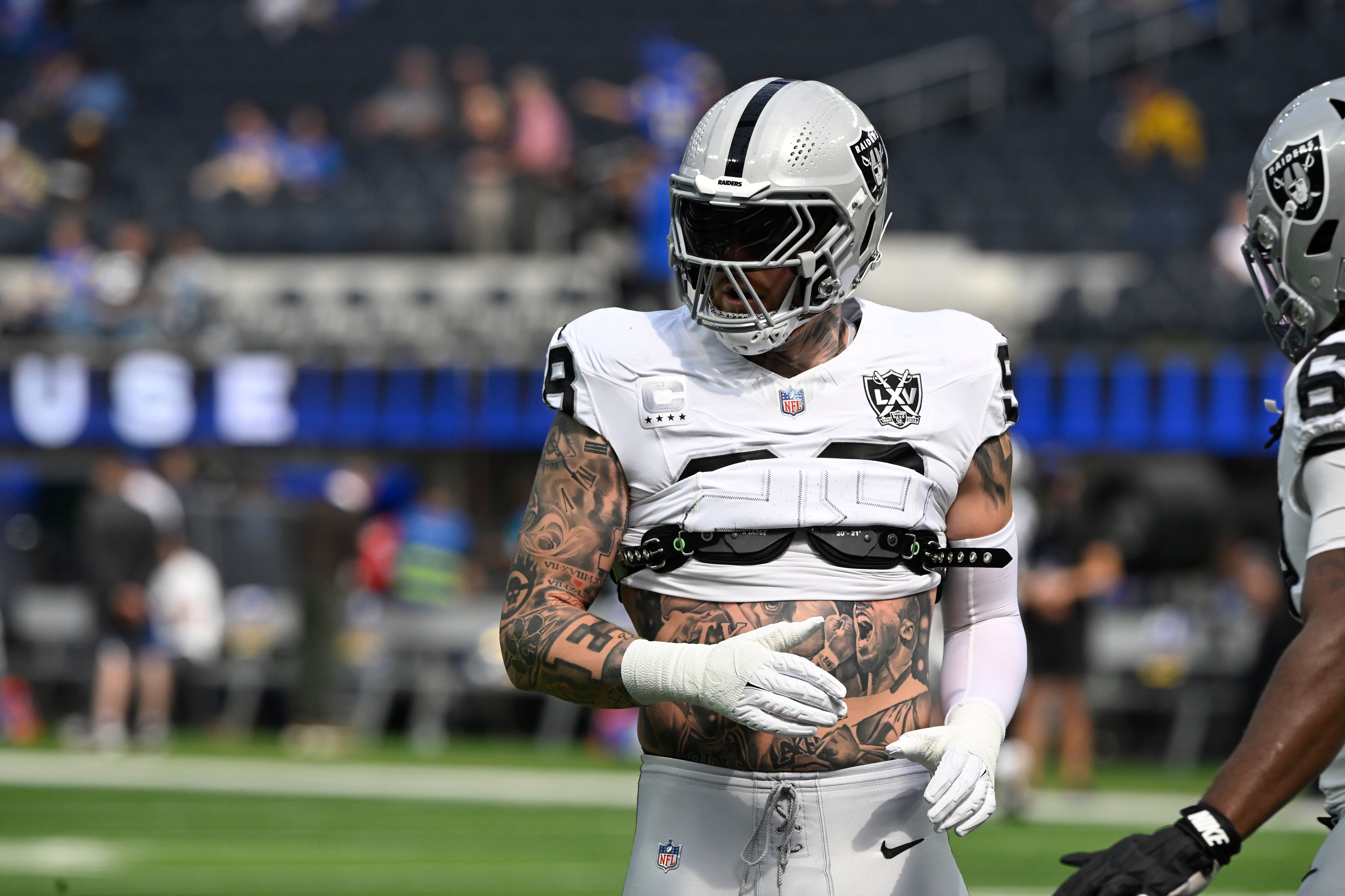 Las Vegas Raiders defensive end Maxx Crosby