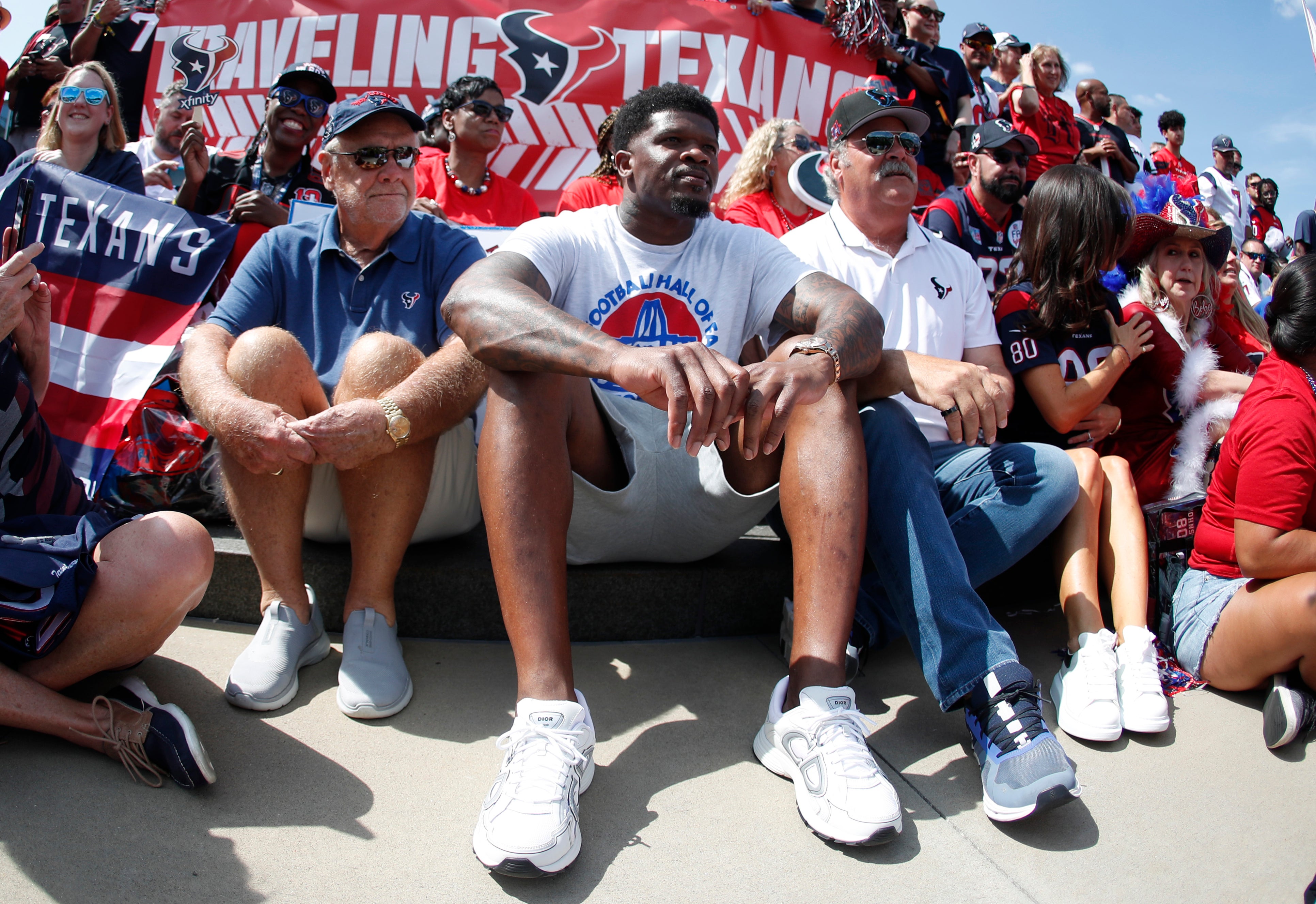 Houston Texans wide receiver Andre Johnson Owner Cal McNair