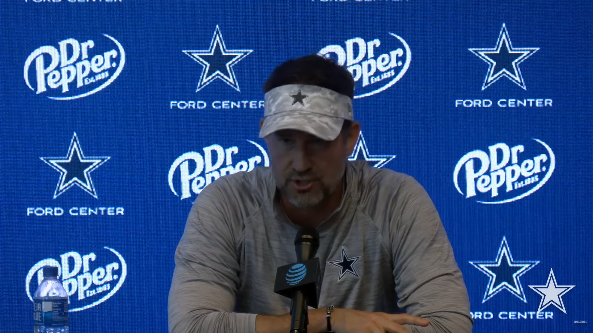 Dallas Cowboys HC Brian Schottenheimer talks to media ahead of OTAs