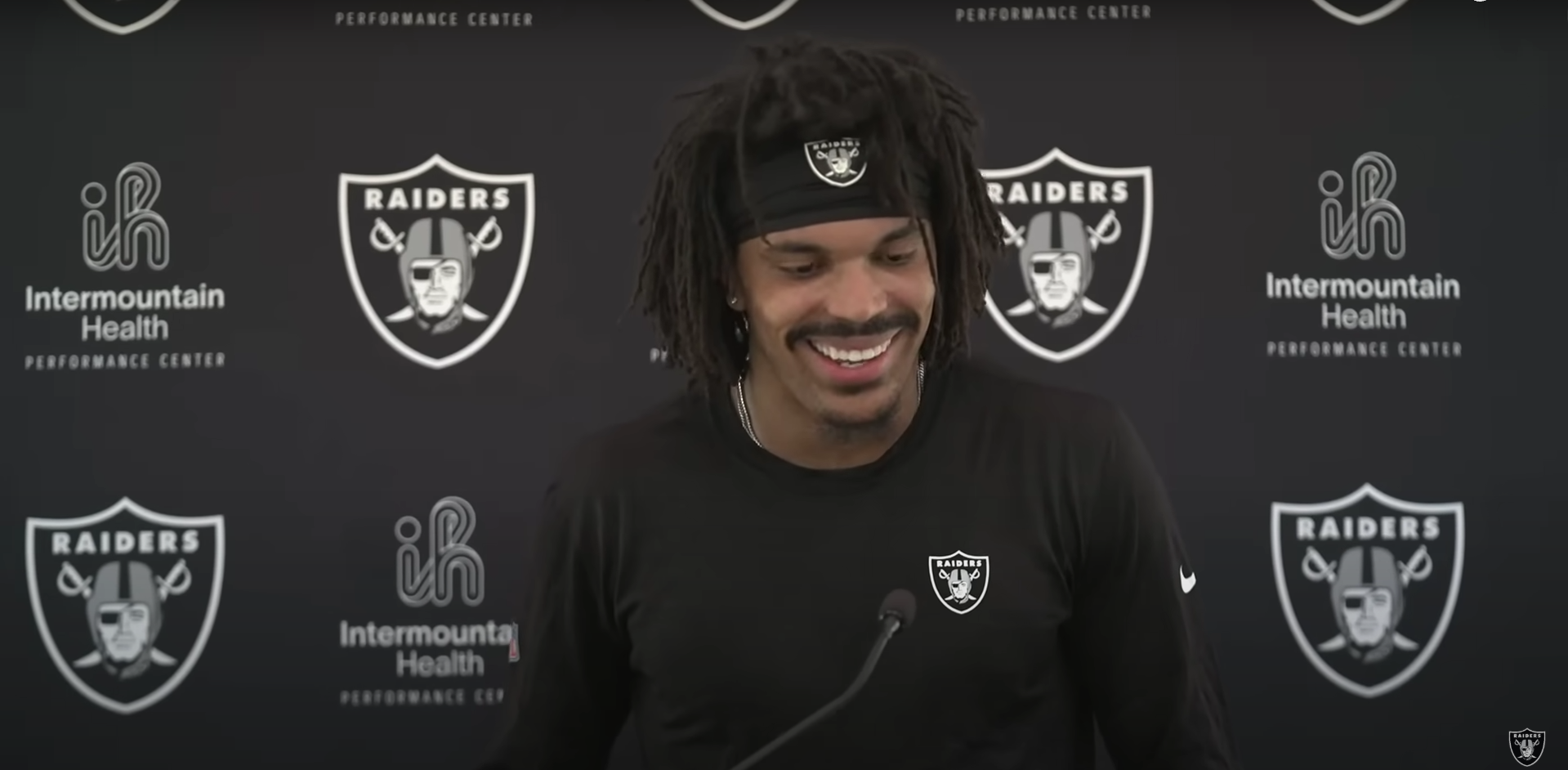 Las Vegas Raiders cornerback Darien Porter