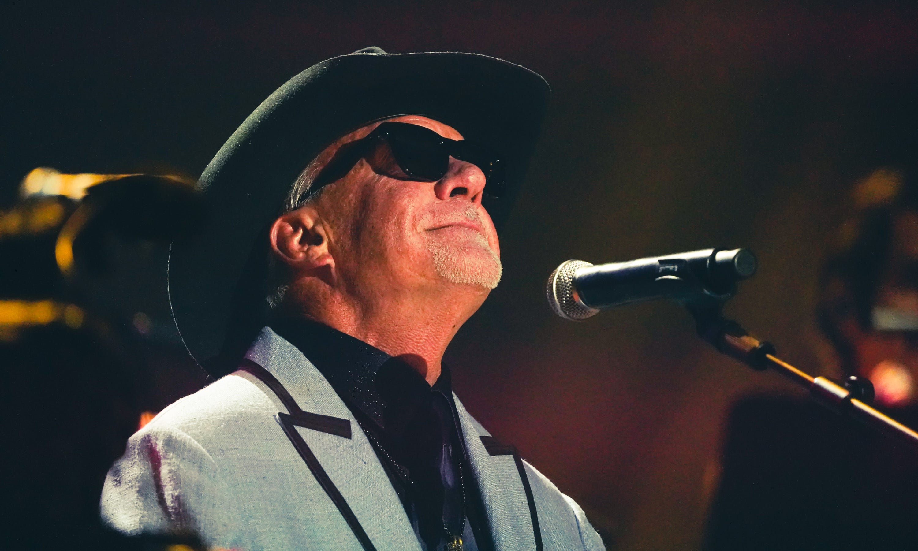 Jim Irsay and The Jim Irsay Band band perform during the Colts Kickoff Concert on Friday, Sept. 8, 2023 at Lucas Oil Stadium in Indianapolis.