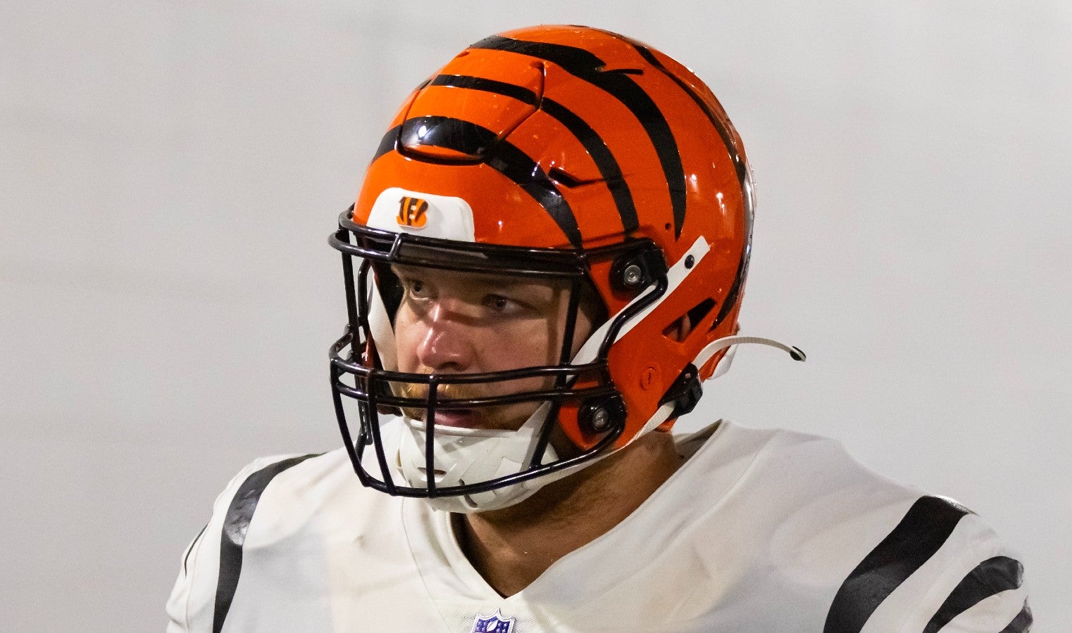 Oct 8, 2023; Glendale, Arizona, USA; Cincinnati Bengals guard Cordell Volson (67) against the Arizona Cardinals at State Farm Stadium.