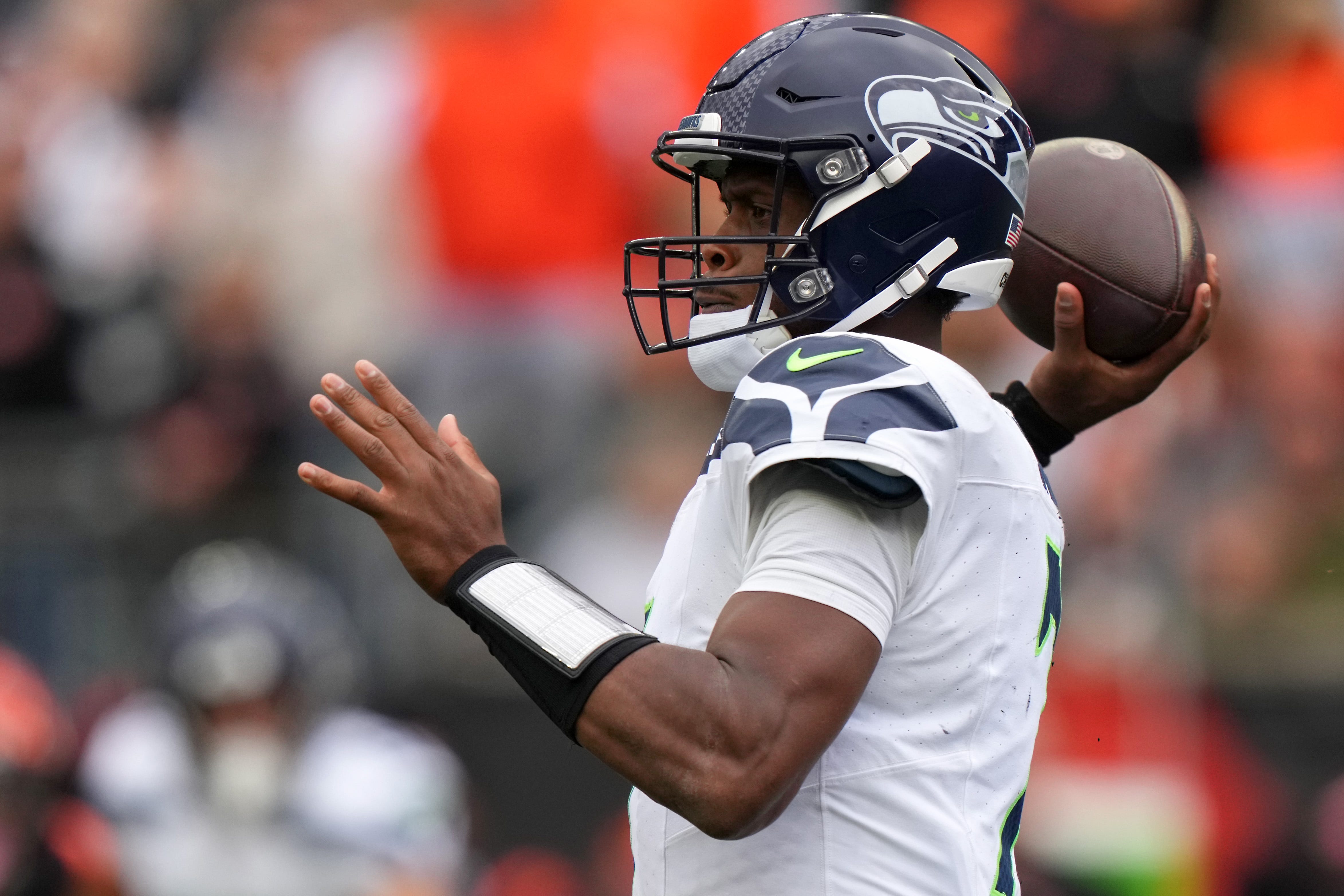 Seattle Seahawks QB Geno Smith Las Vegas Raiders