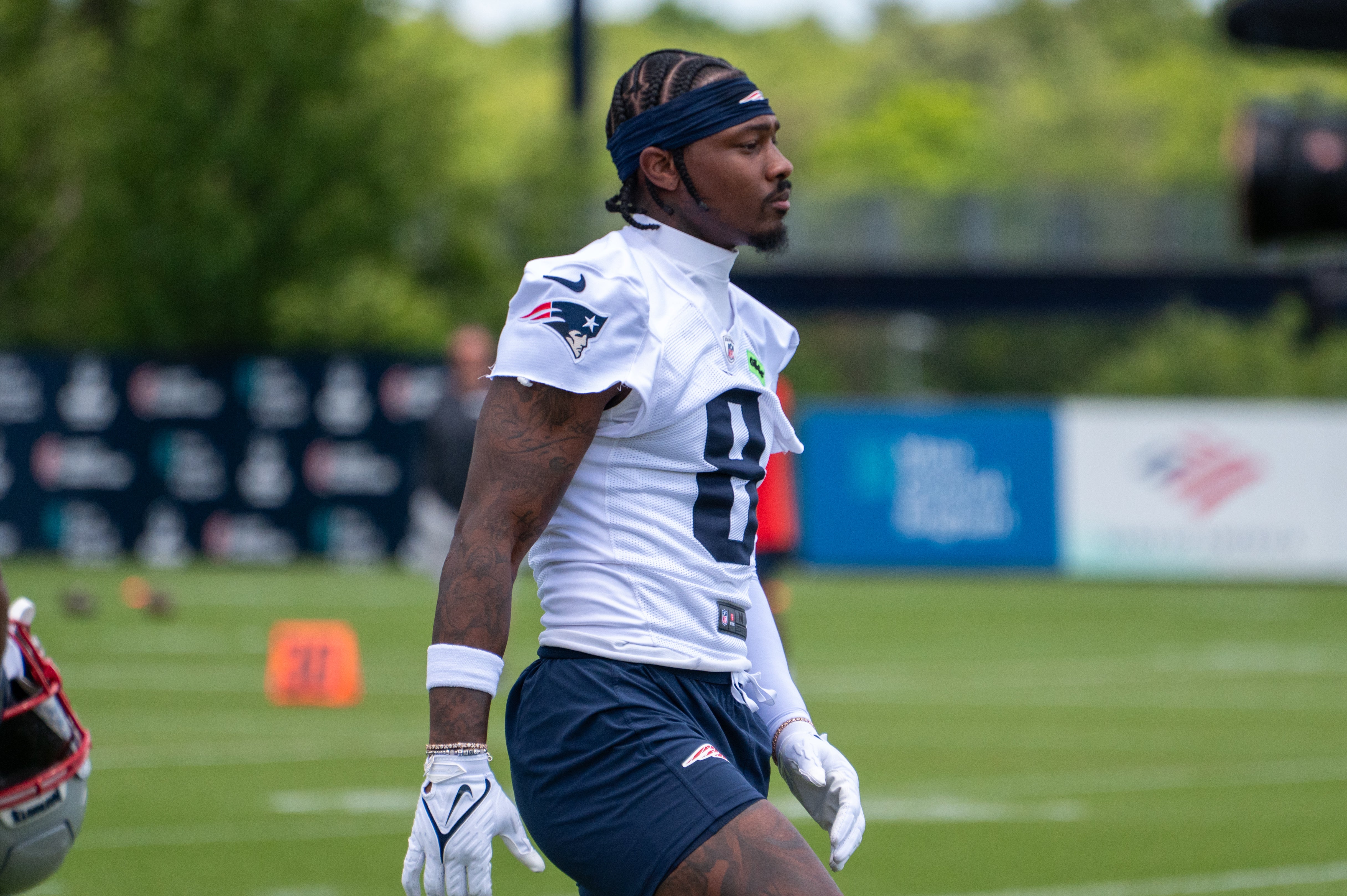Stefon Diggs at New England Patriots OTAs