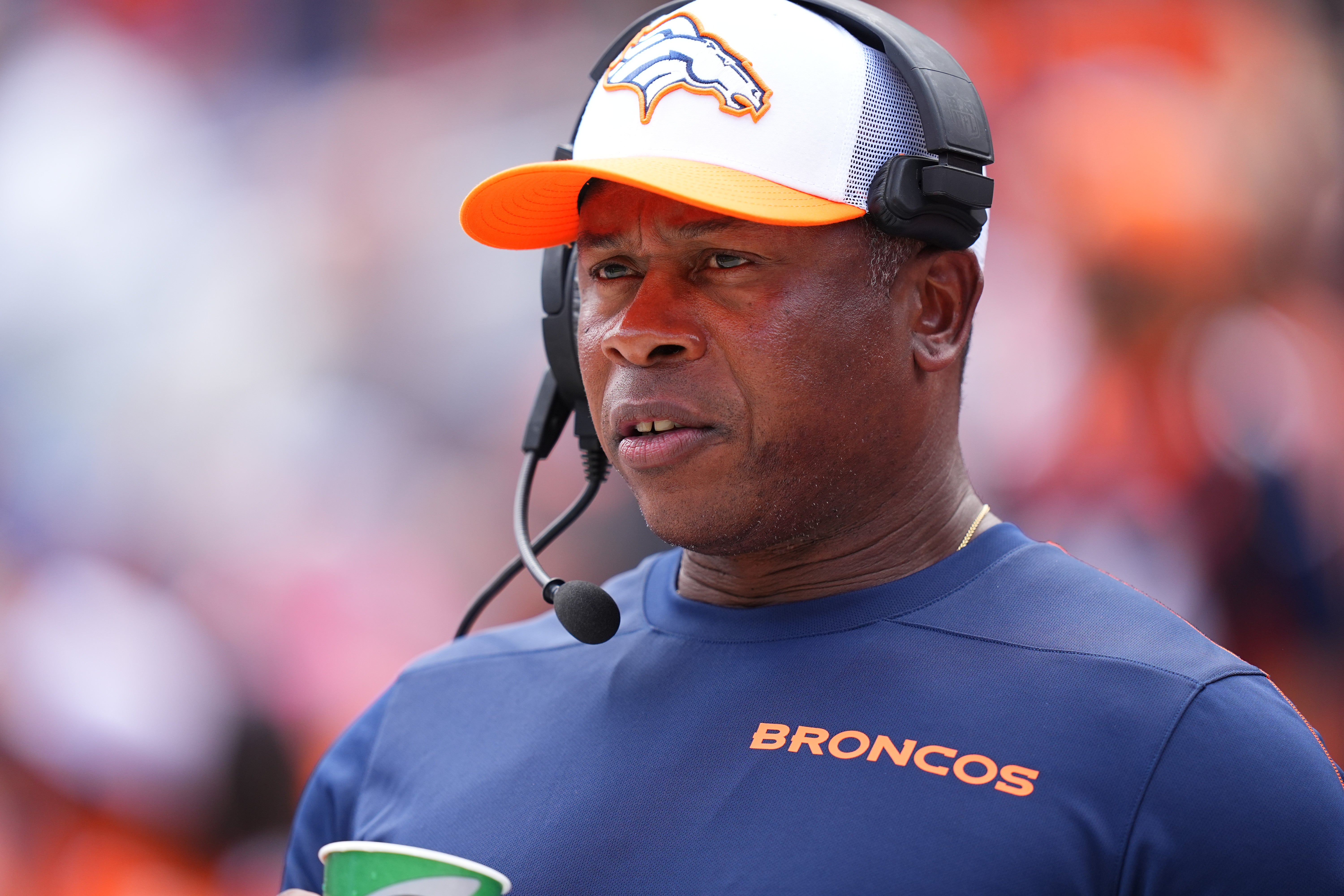 Denver Broncos defensive coordinator Vance Joseph