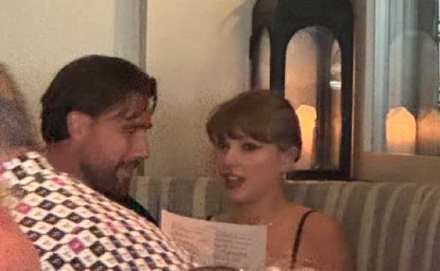 Travis Kelce and Taylor Swift on a dinner date in Florida on June 4, 2025