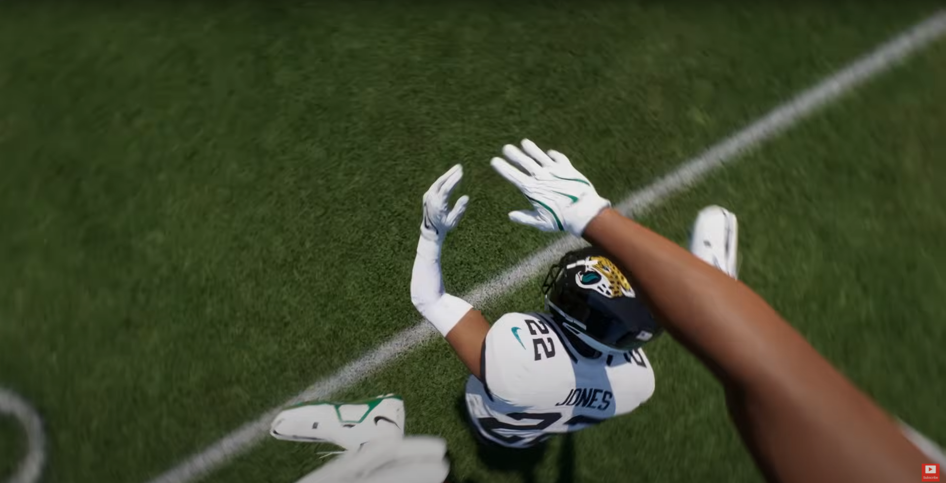 Philadelphia Eagles running back Saquon Barkley in Madden 26 trailer