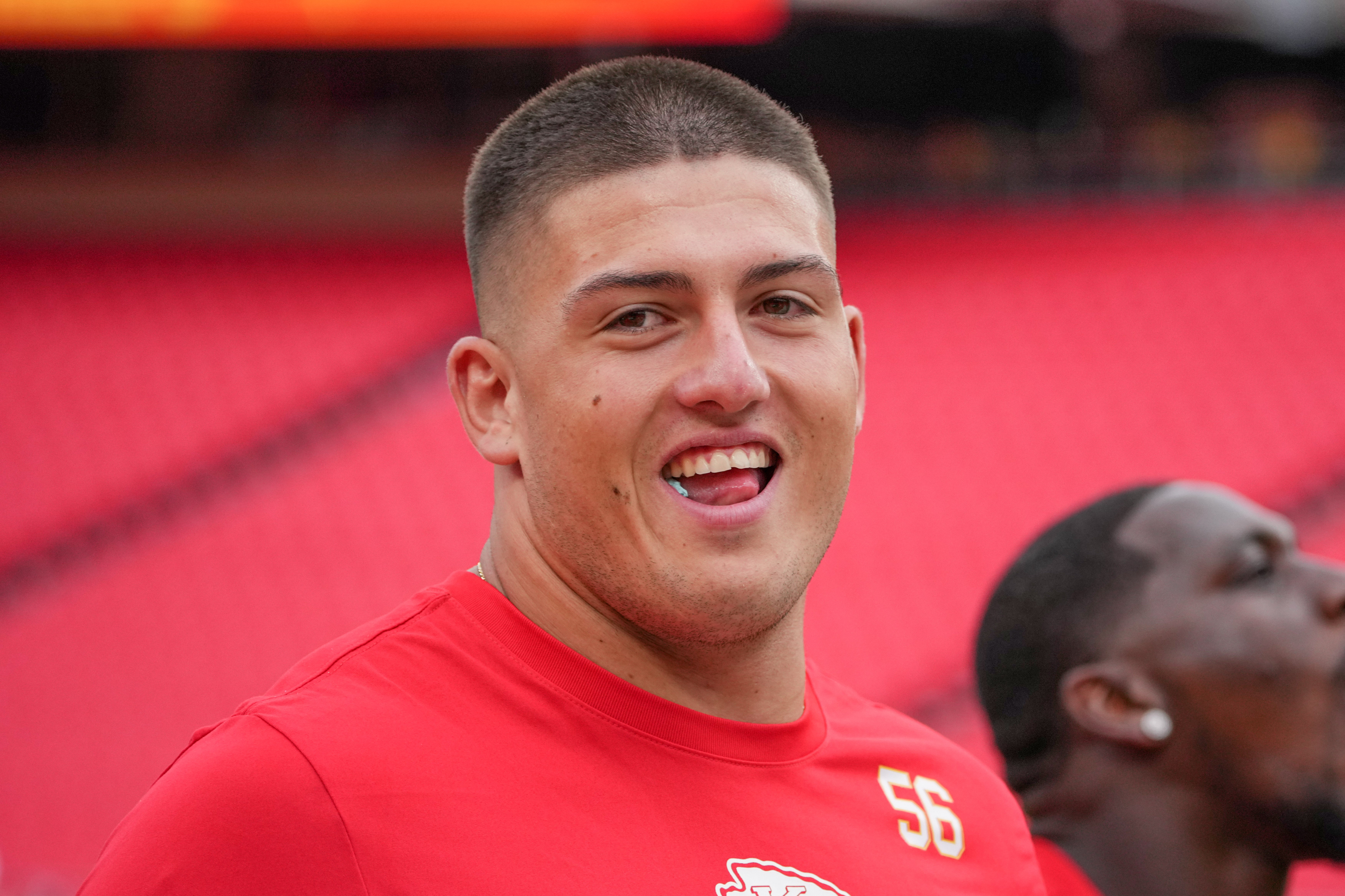 Kansas City Chiefs defensive end George Karlaftis