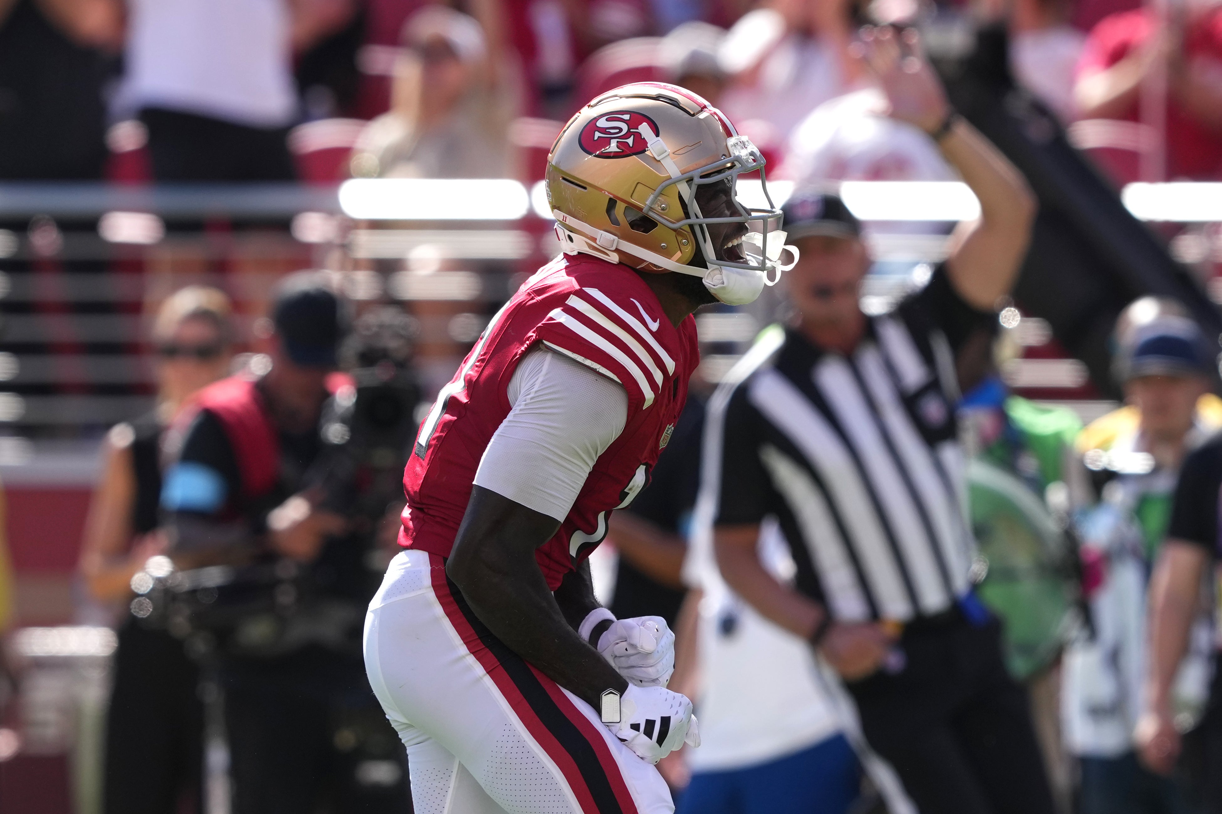 San Francisco 49ers wide receiver Brandon Aiyuk