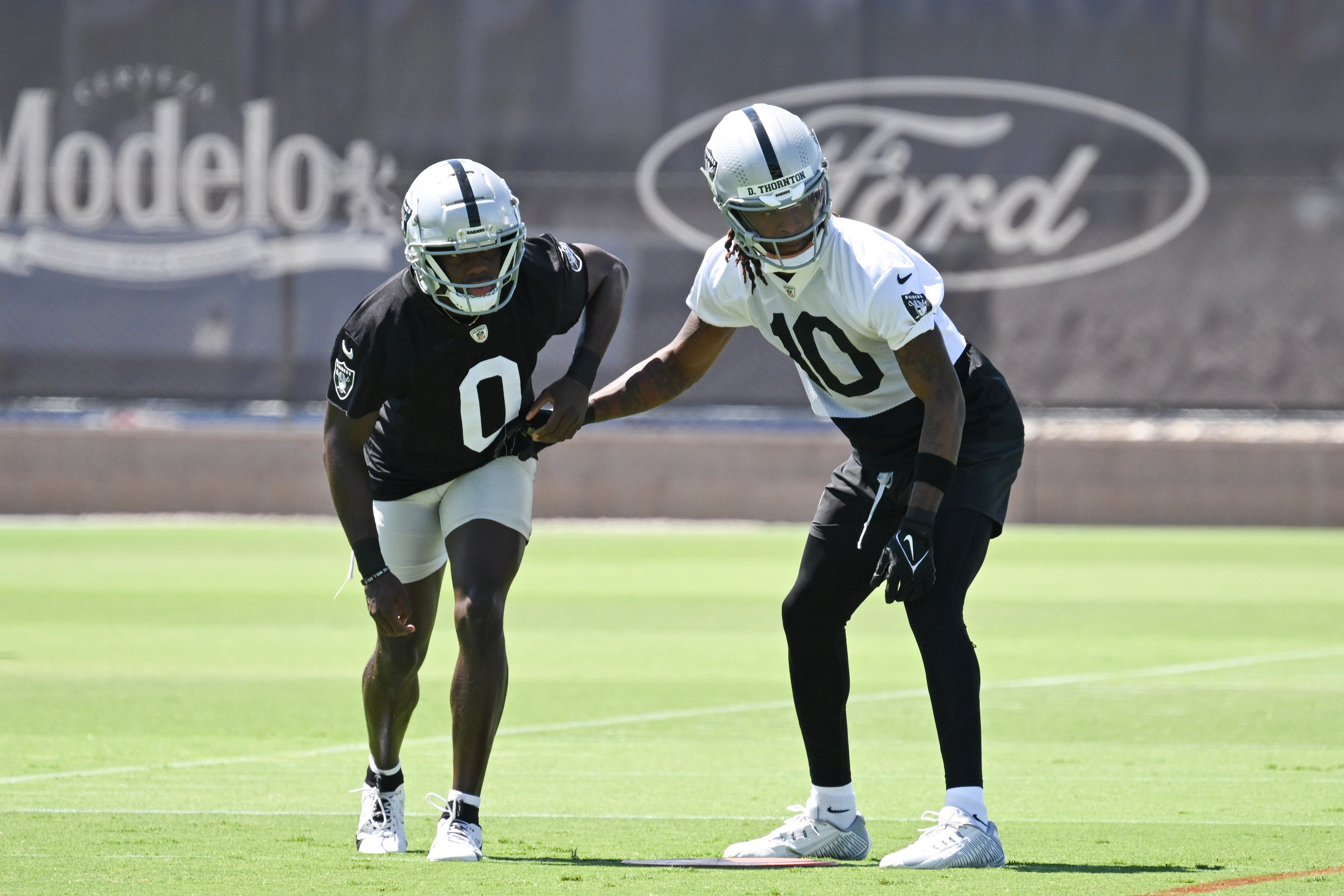 Las Vegas Raiders wide receiver Dont'e Thornton Jr.
