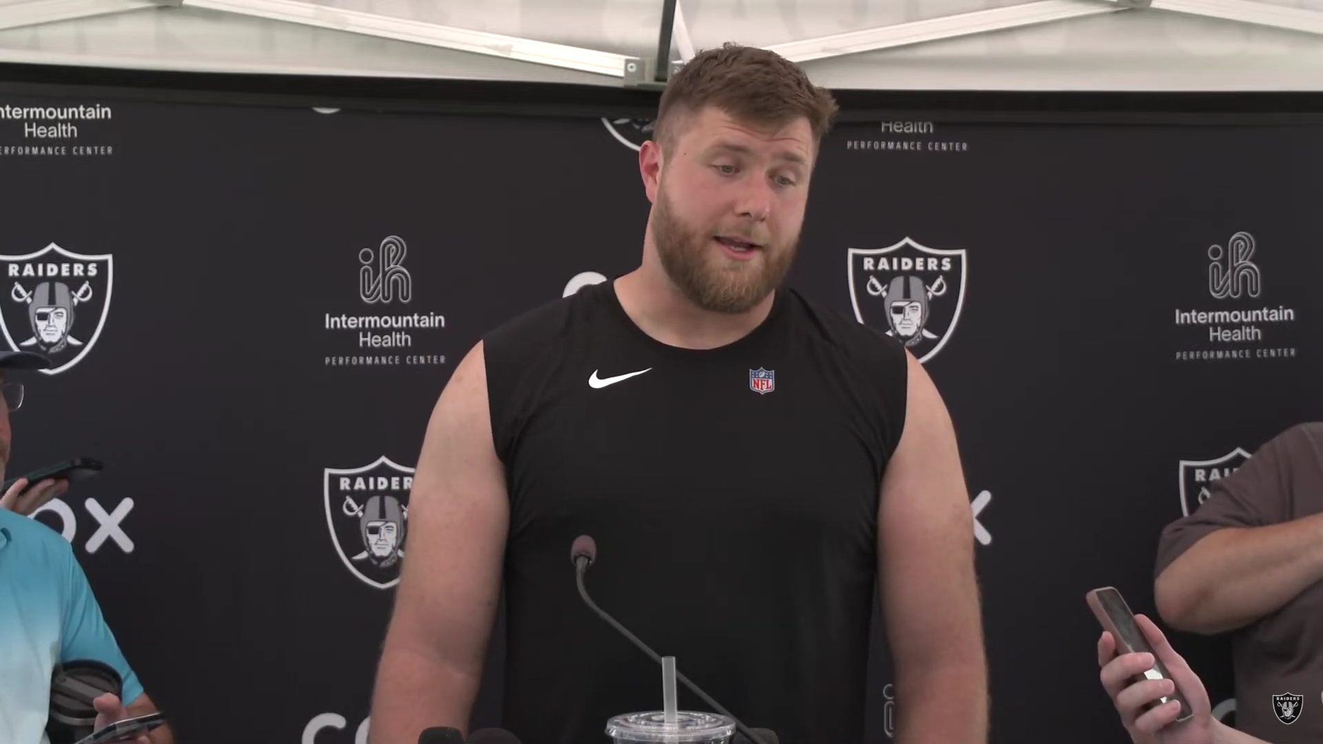 Las Vegas Raiders offensive tackle Kolton Miller
